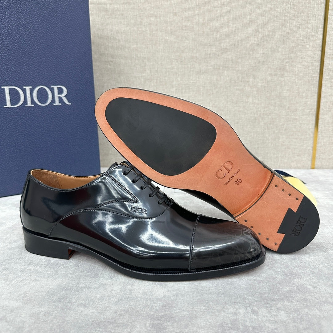 Dior C D Formal lace Leather Shoes for Men Pre order