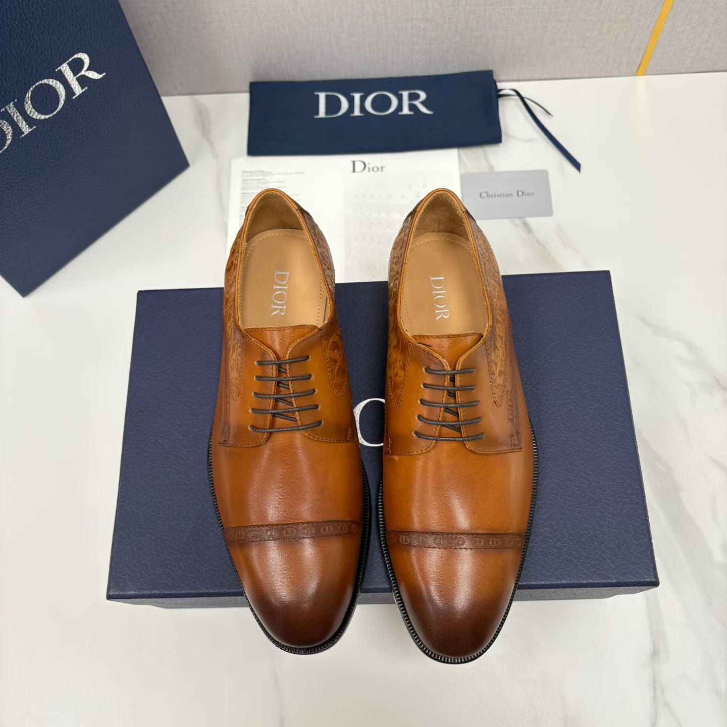 Dior Timeless Glossy Loafers Shoes for Men Pre Order