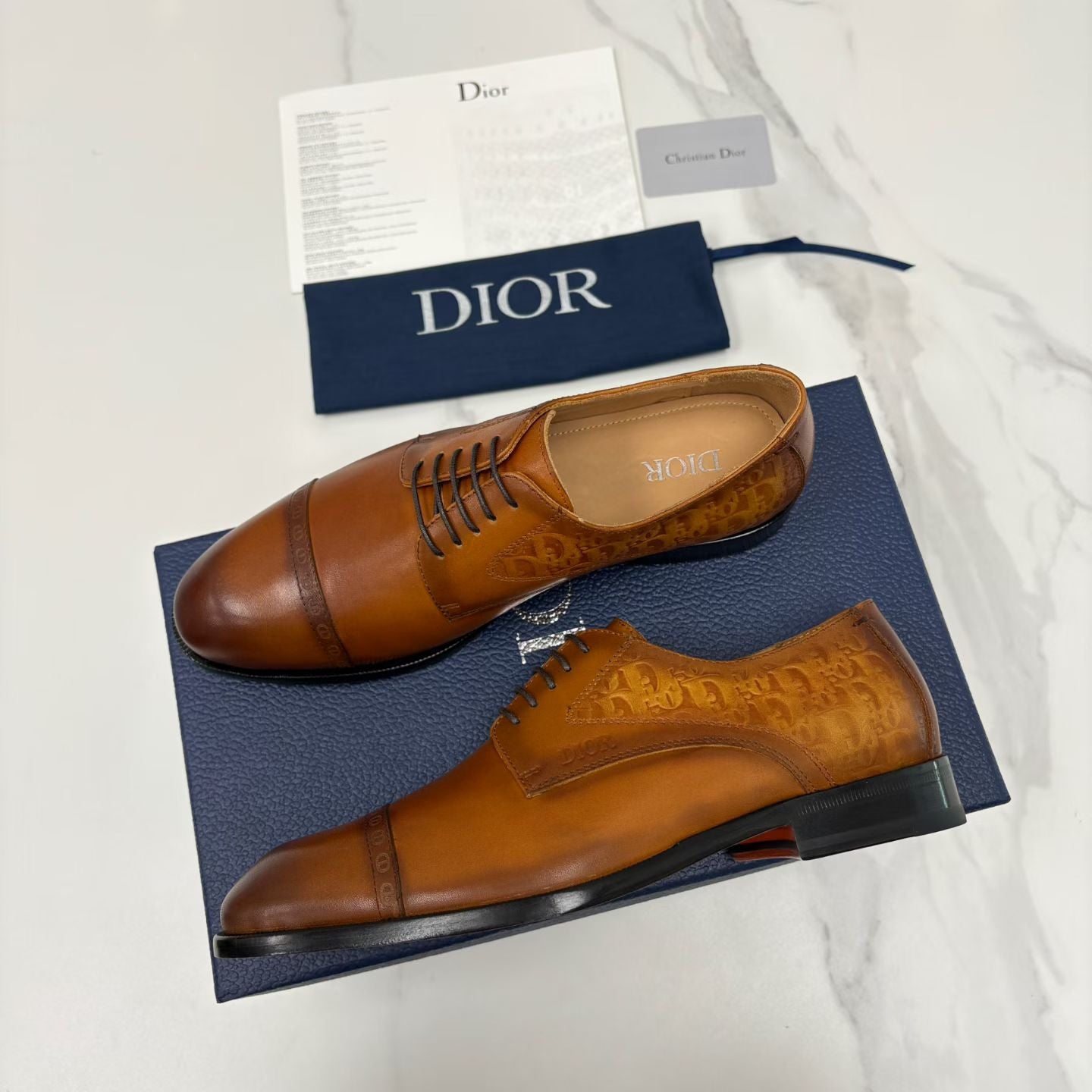 Dior Timeless Glossy Loafers Shoes for Men Pre Order