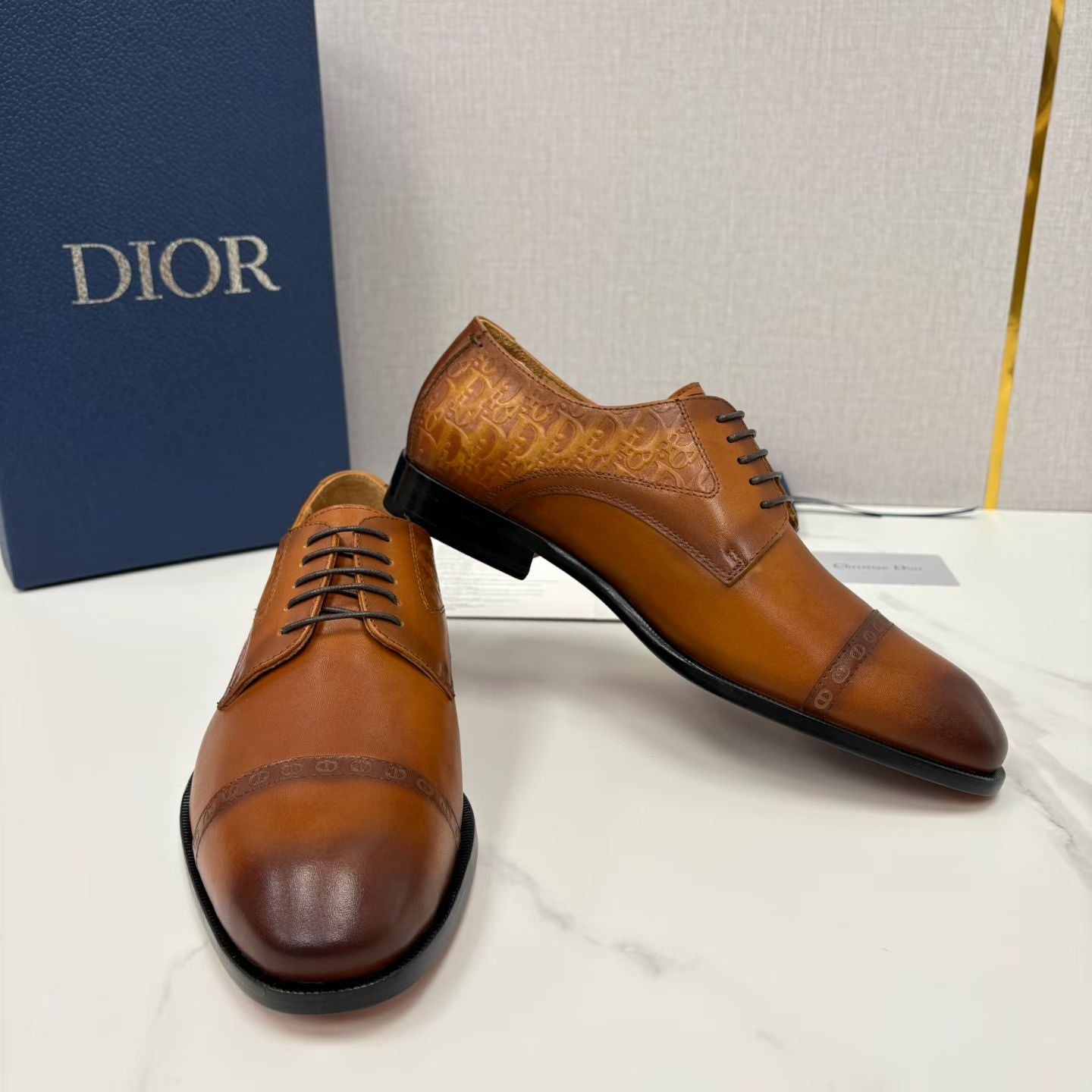 Dior Timeless Glossy Loafers Shoes for Men Pre Order