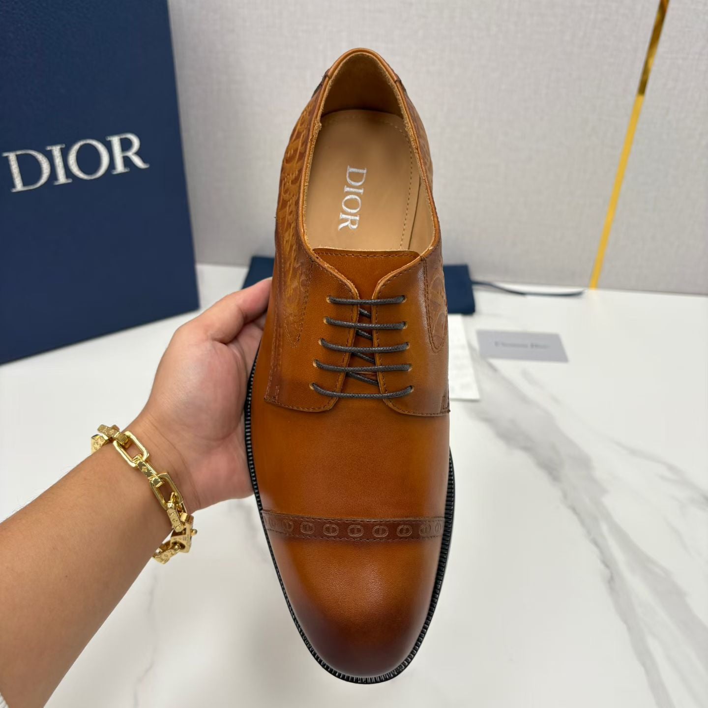 Dior Timeless Glossy Loafers Shoes for Men Pre Order