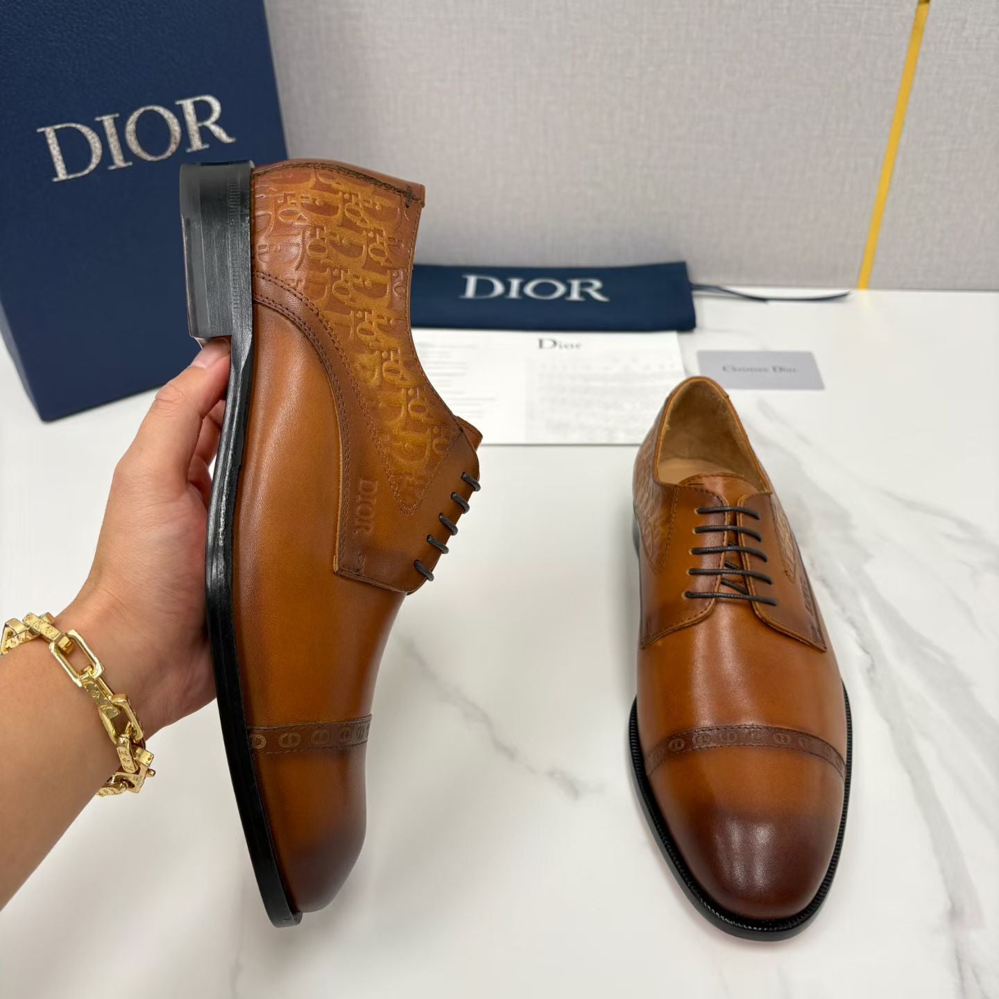 Dior Timeless Glossy Loafers Shoes for Men Pre Order