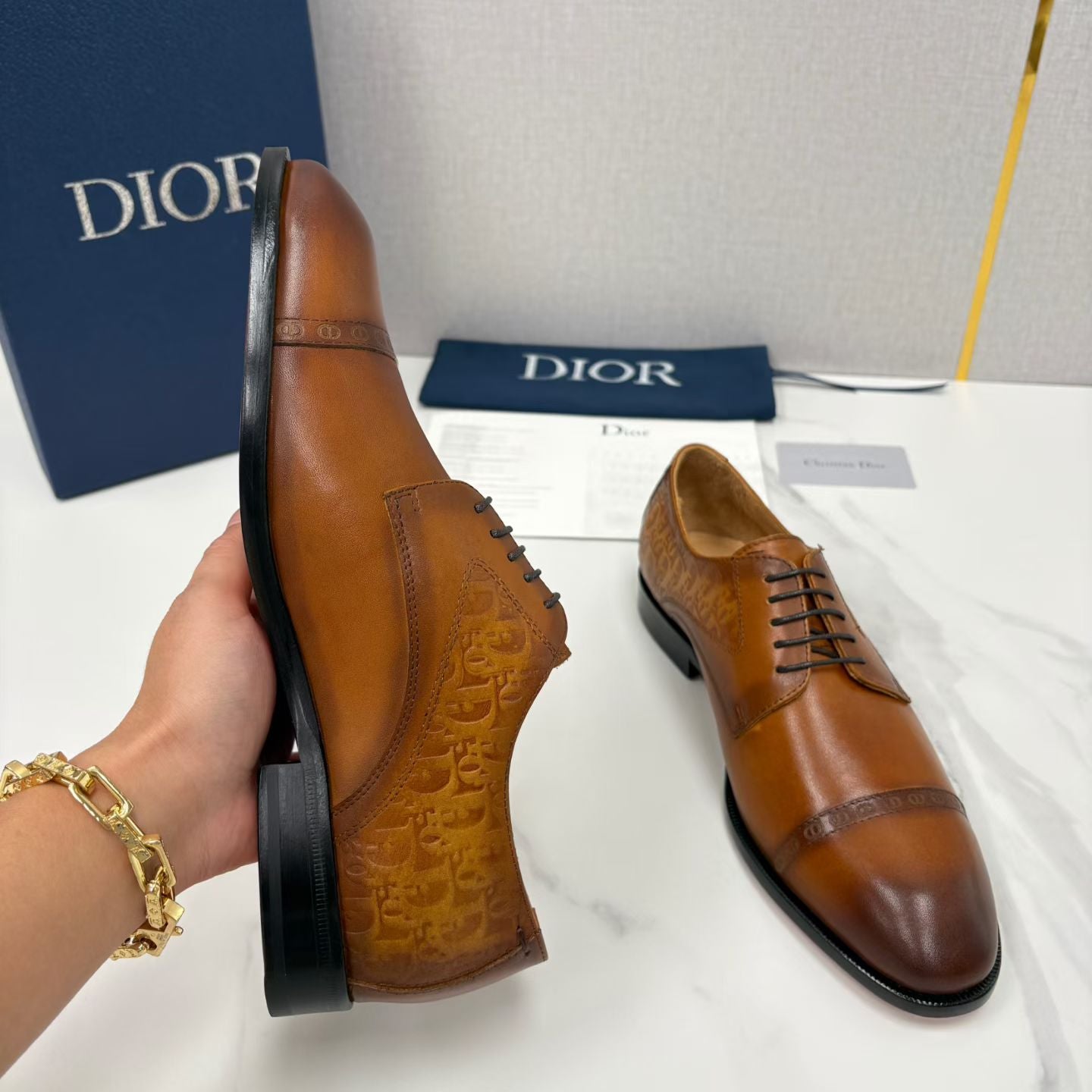 Dior Timeless Glossy Loafers Shoes for Men Pre Order