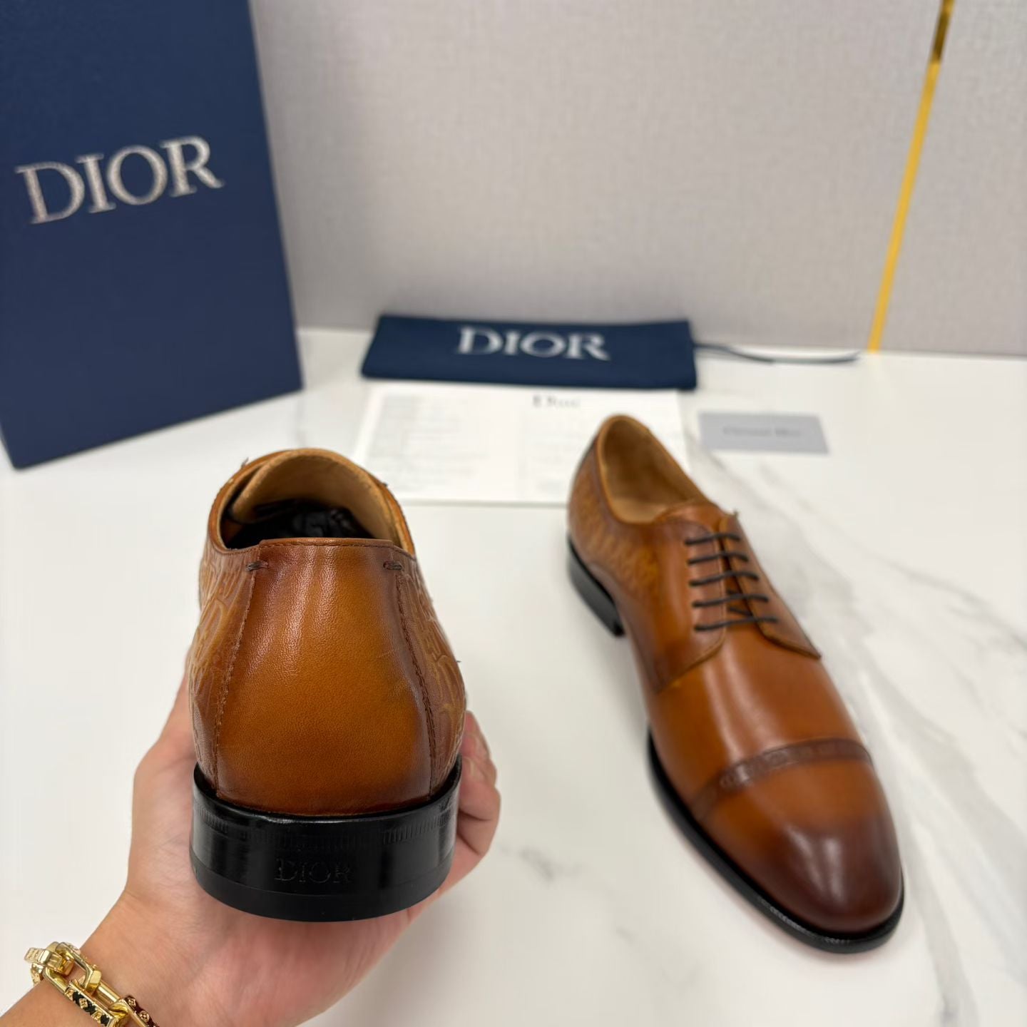Dior Timeless Glossy Loafers Shoes for Men Pre Order