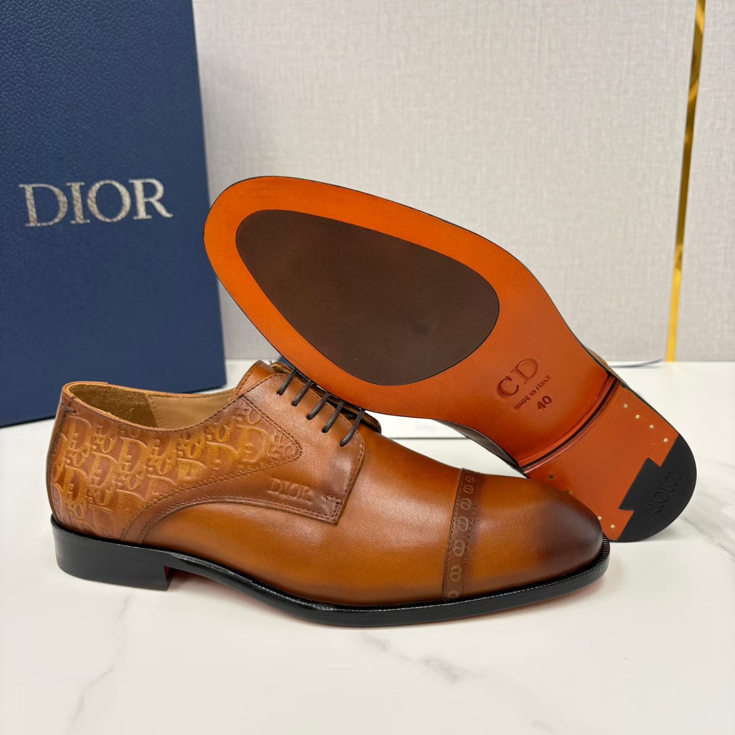 Dior Timeless Glossy Loafers Shoes for Men Pre Order