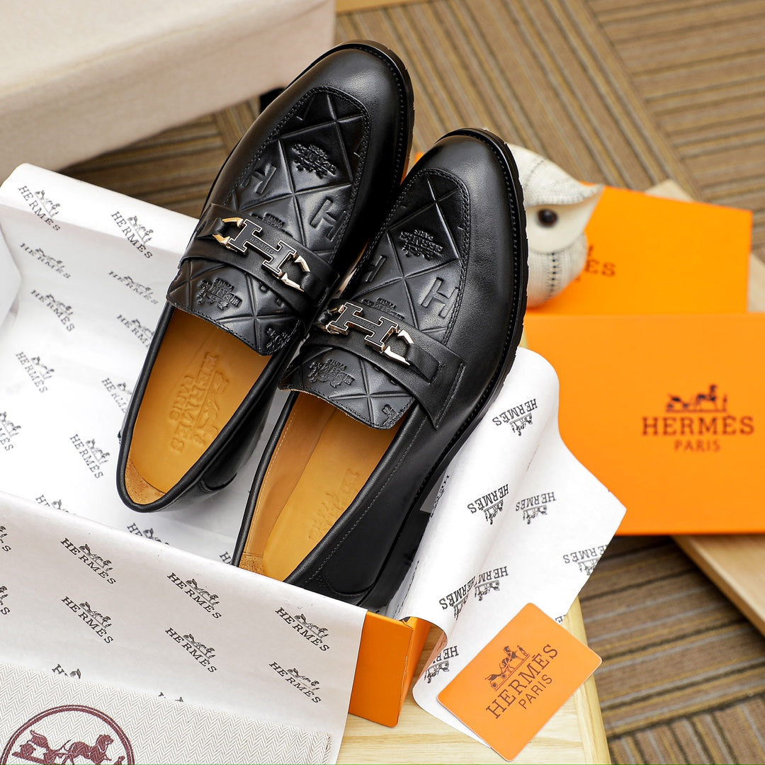 Hrms Premium Glossy Leather shoes for Men Pre Order