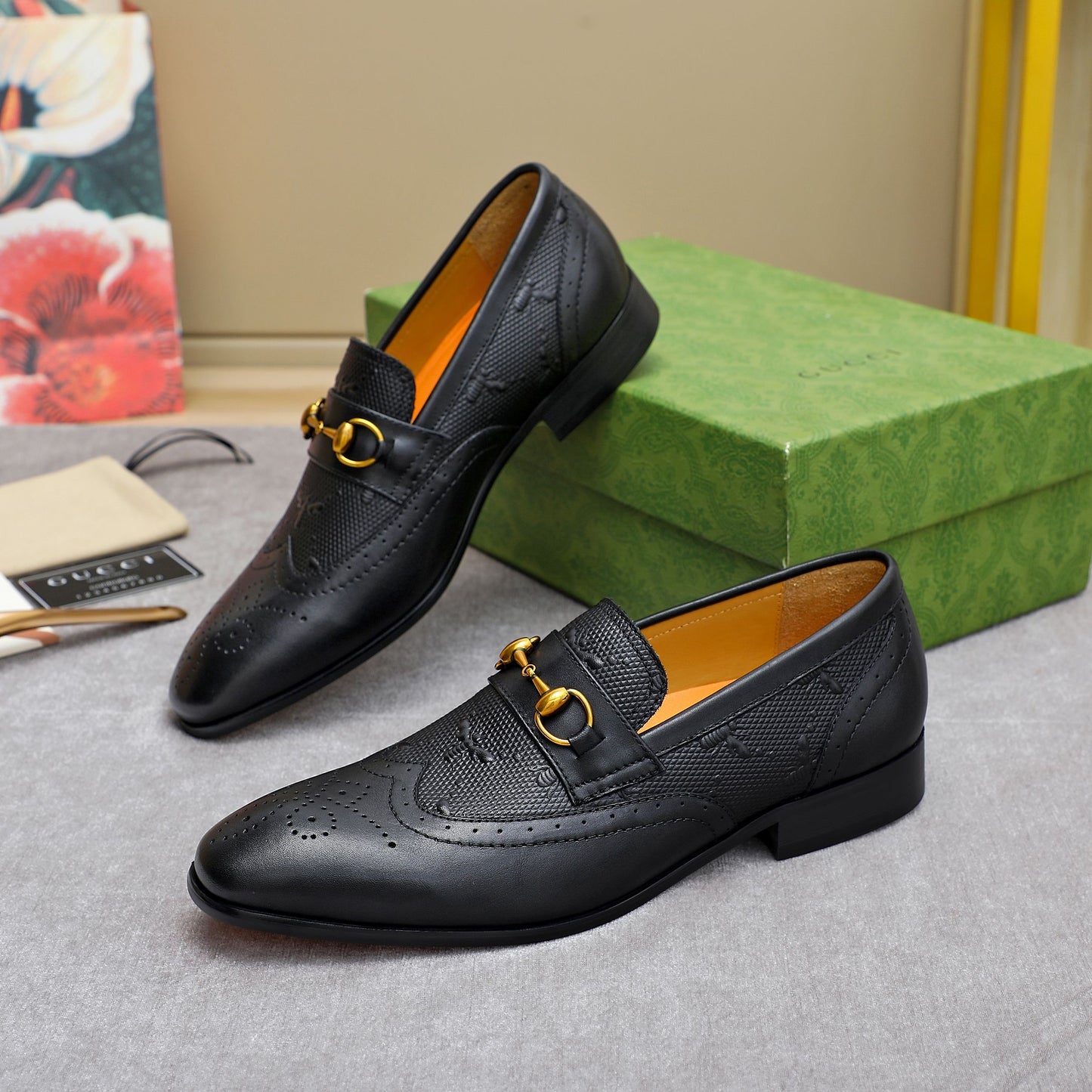 Guci Leather Shoes for Men Pre Order