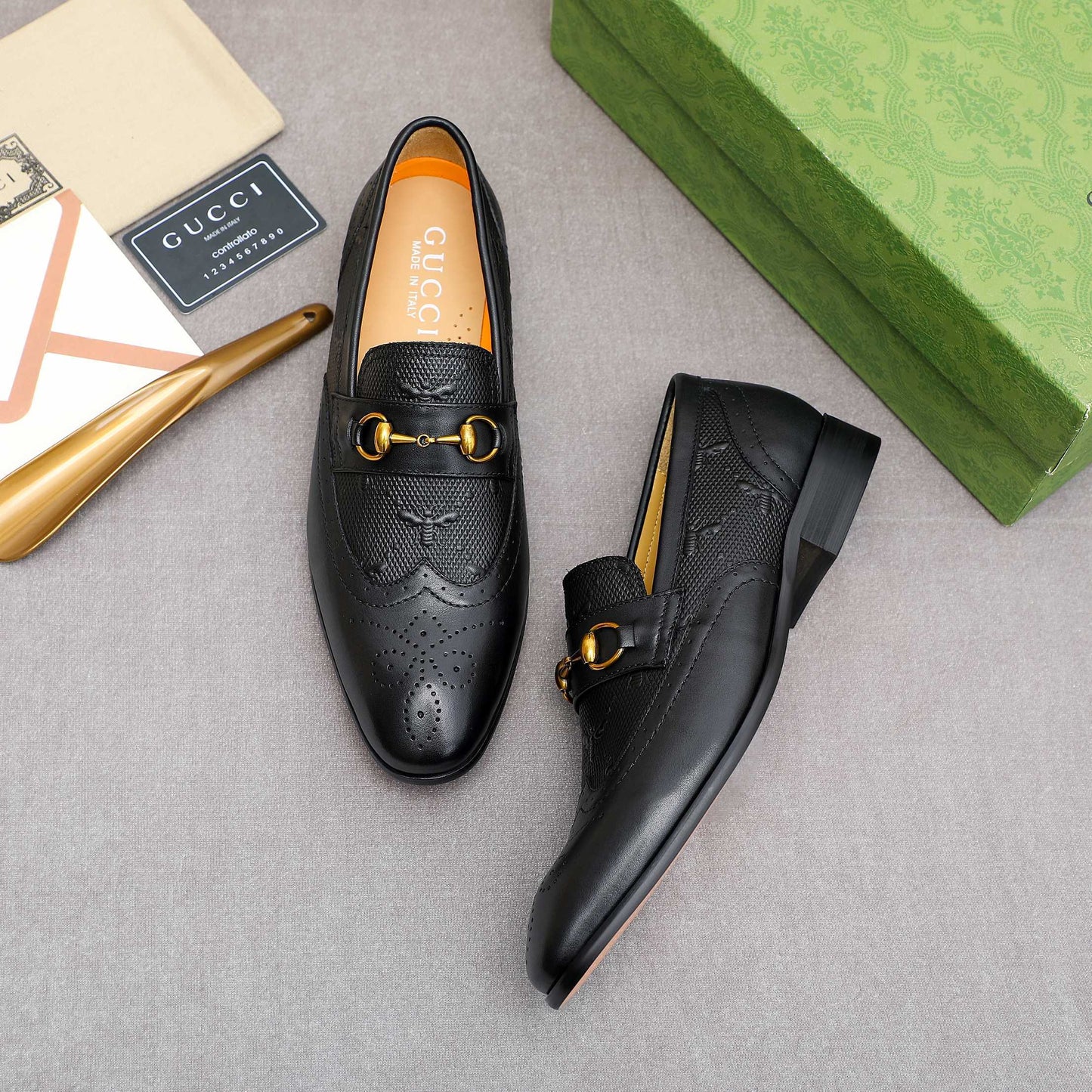 Guci Leather Shoes for Men Pre Order