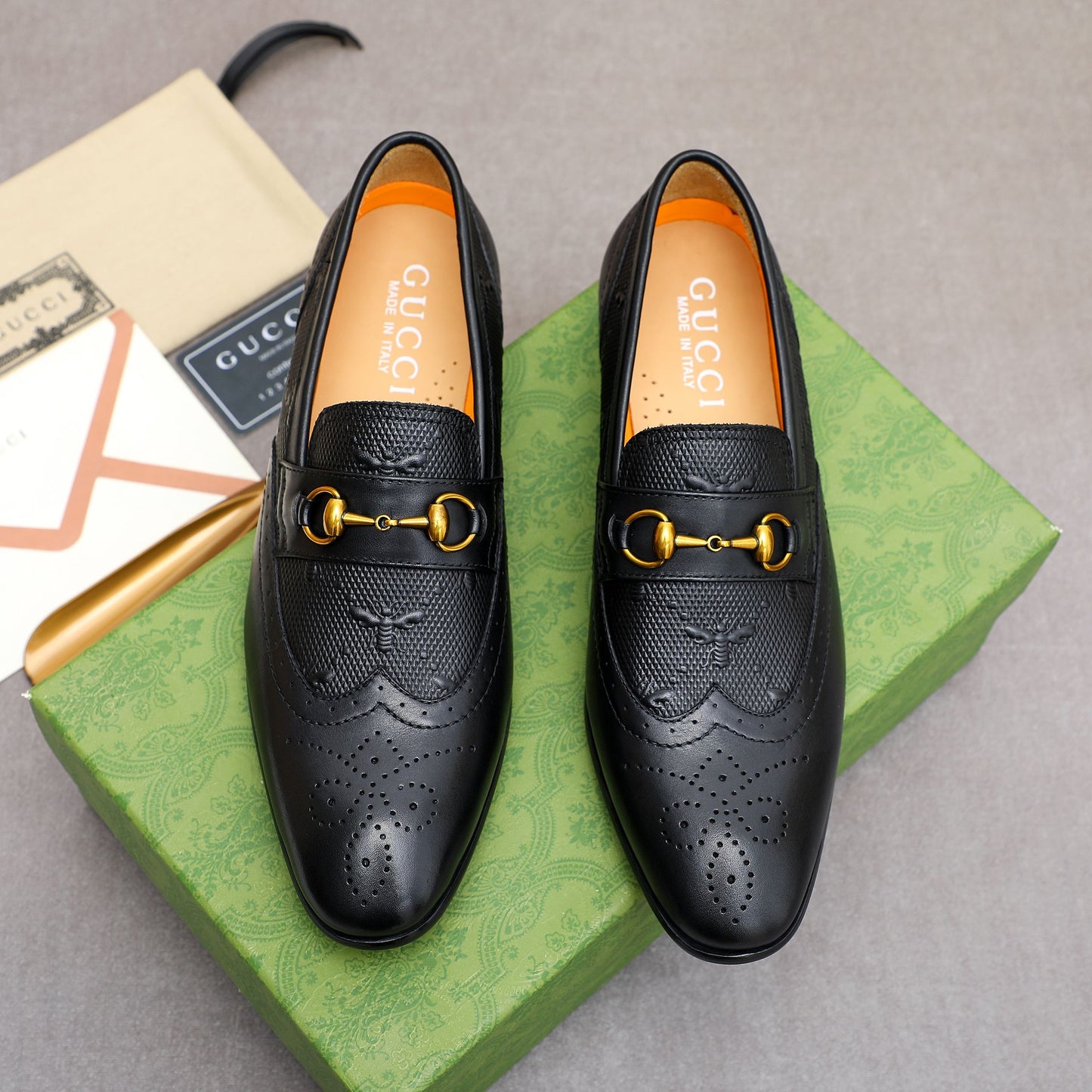 Guci Leather Shoes for Men Pre Order