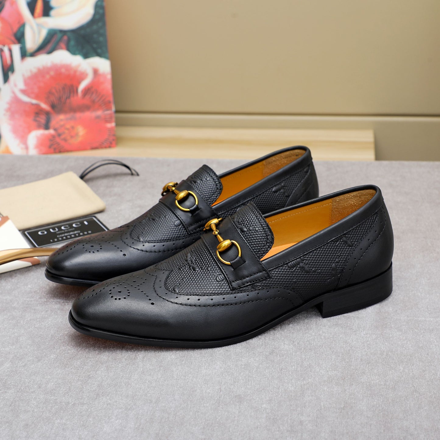 Guci Leather Shoes for Men Pre Order