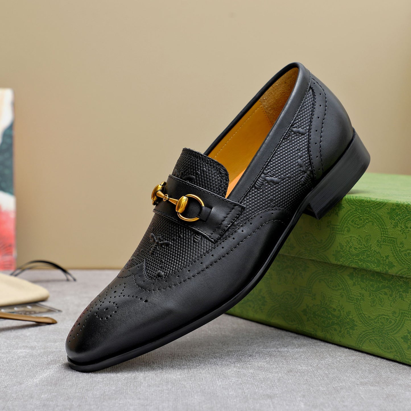 Guci Leather Shoes for Men Pre Order