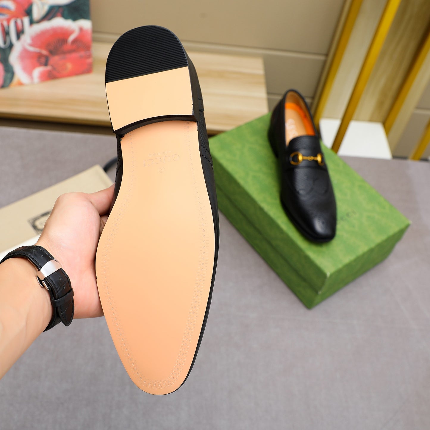 Guci Leather Shoes for Men Pre Order