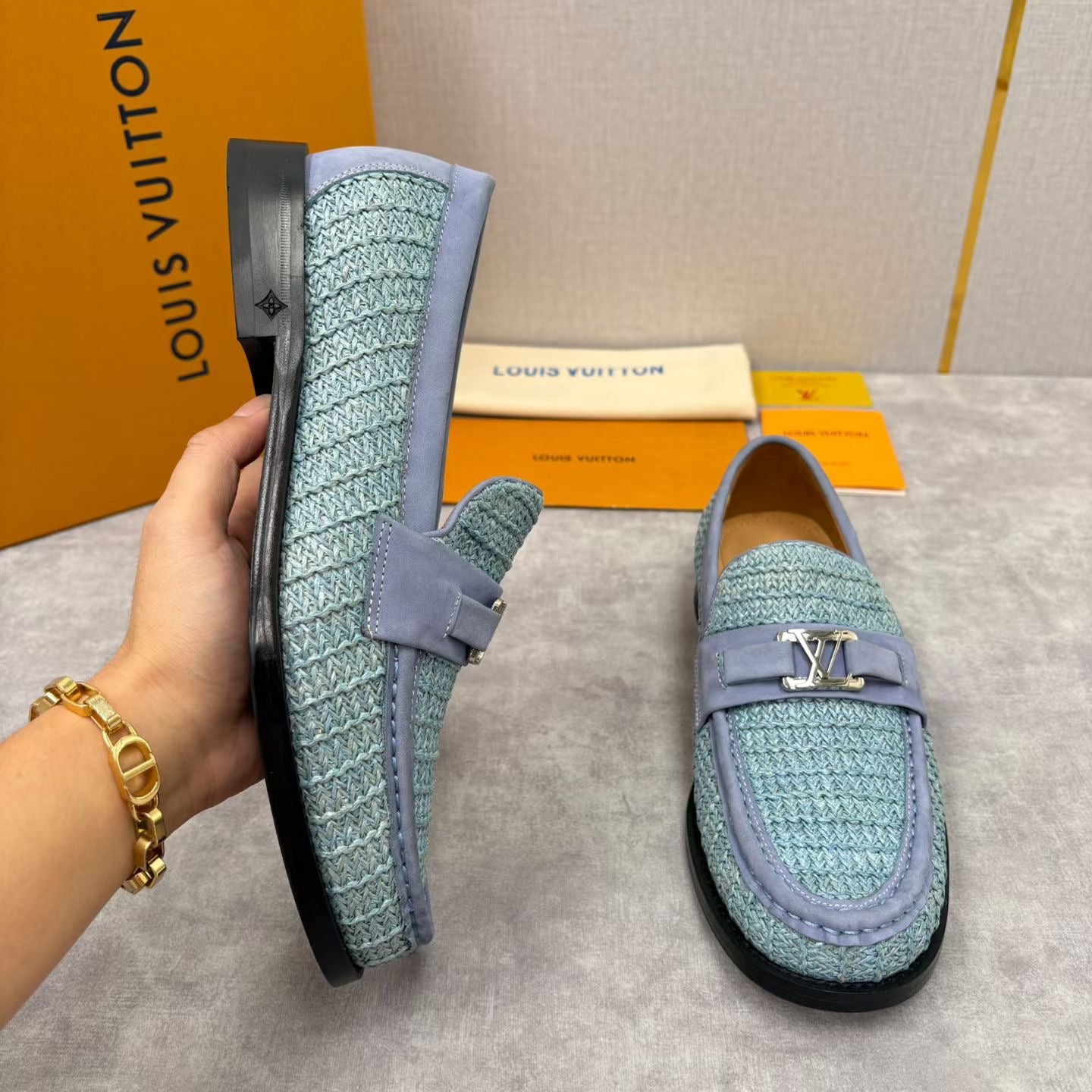 LVe Major Loafers Leather shoes for Men