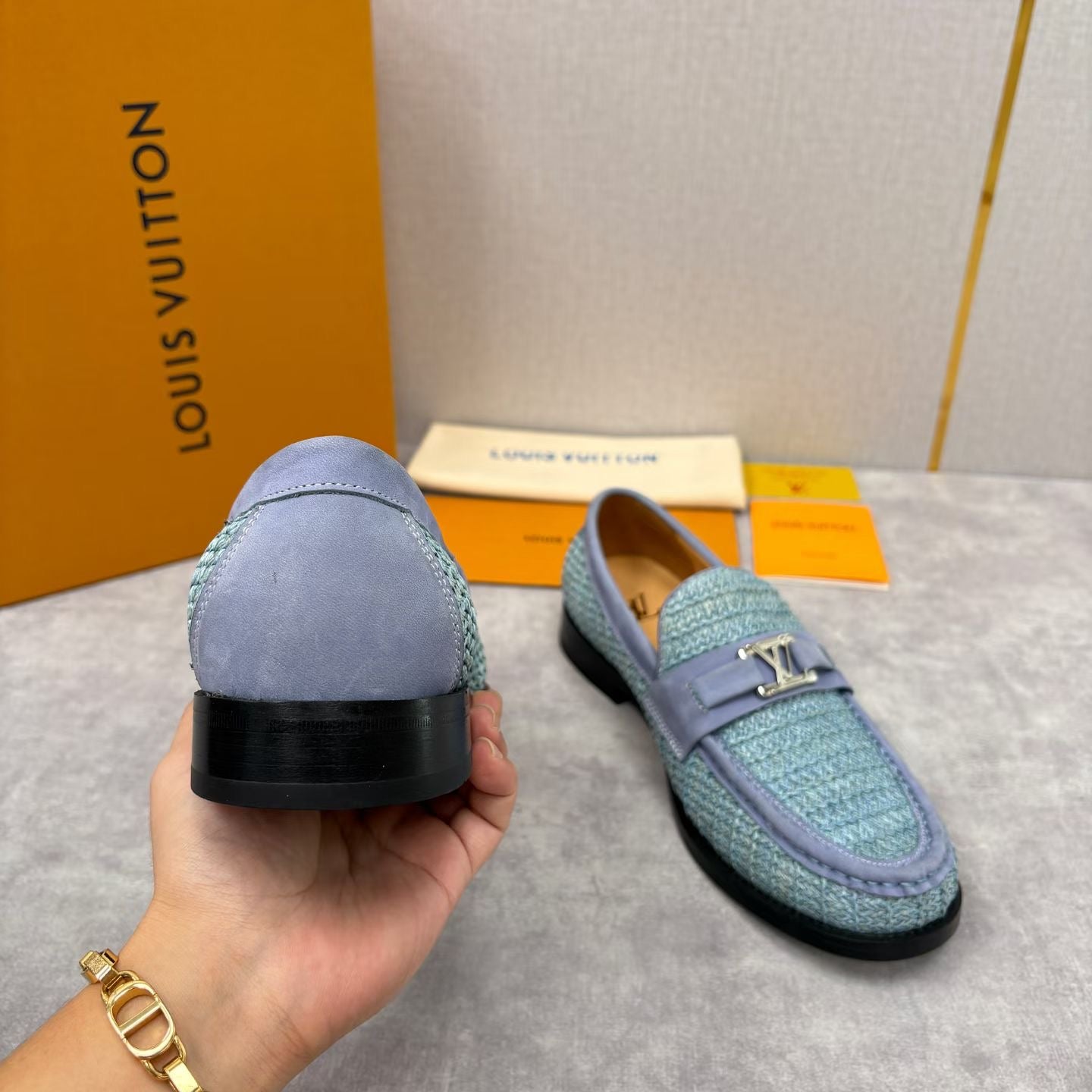 LVe Major Loafers Leather shoes for Men