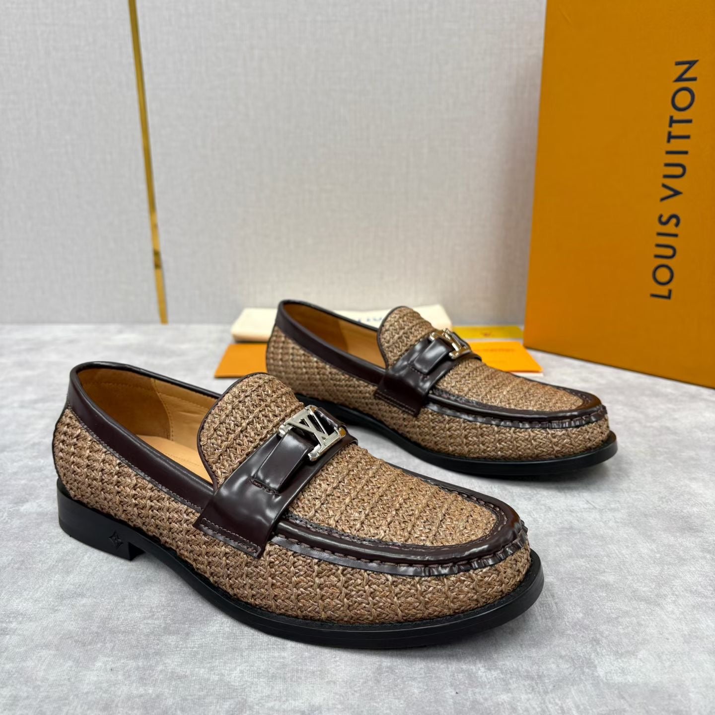 LVE Major Loafers Leather shoes for Men