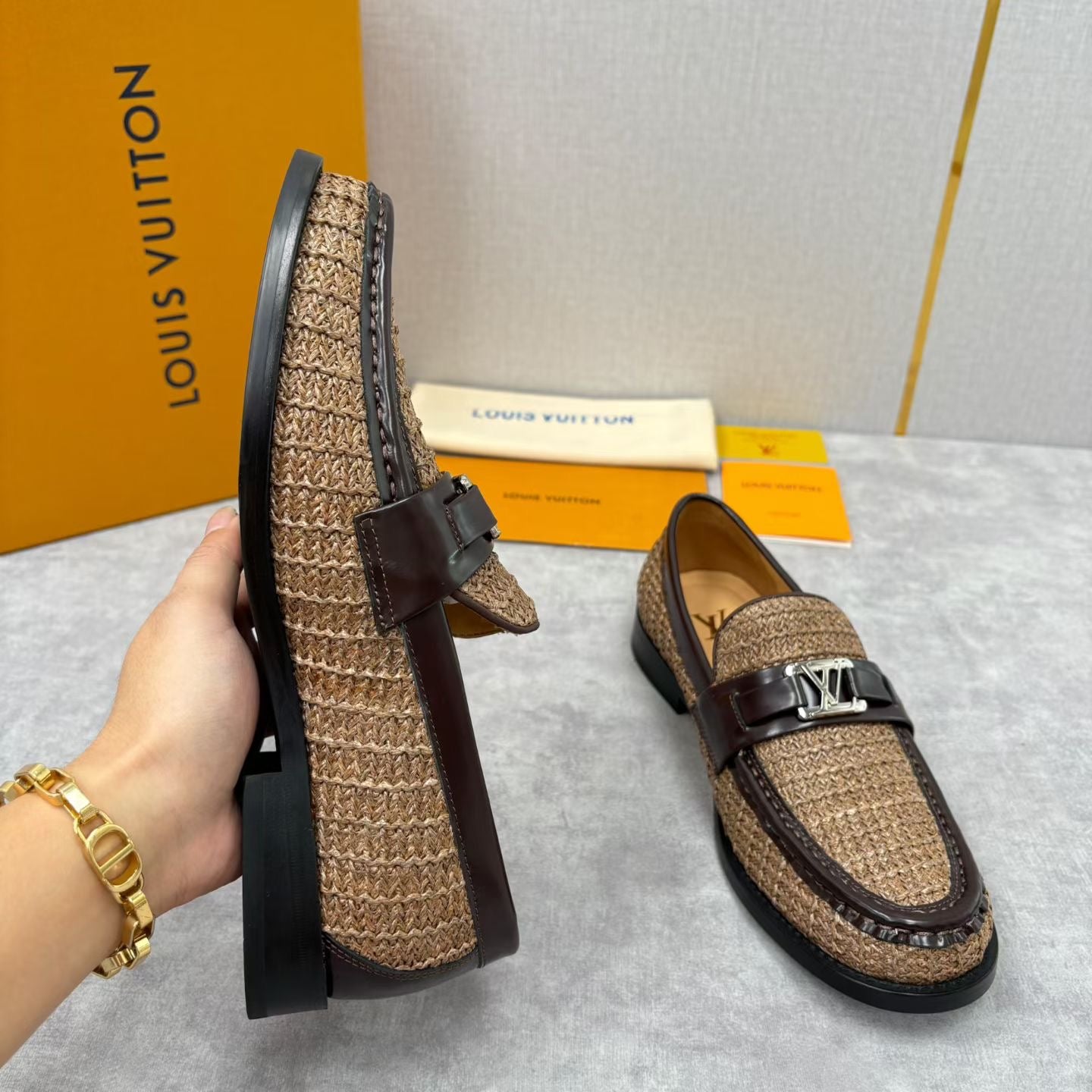 LVE Major Loafers Leather shoes for Men