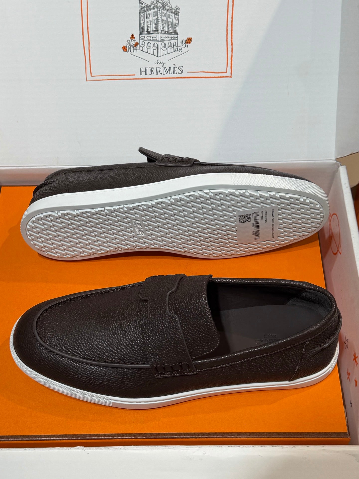 Hrms Brown Freestyle Loafers for Men