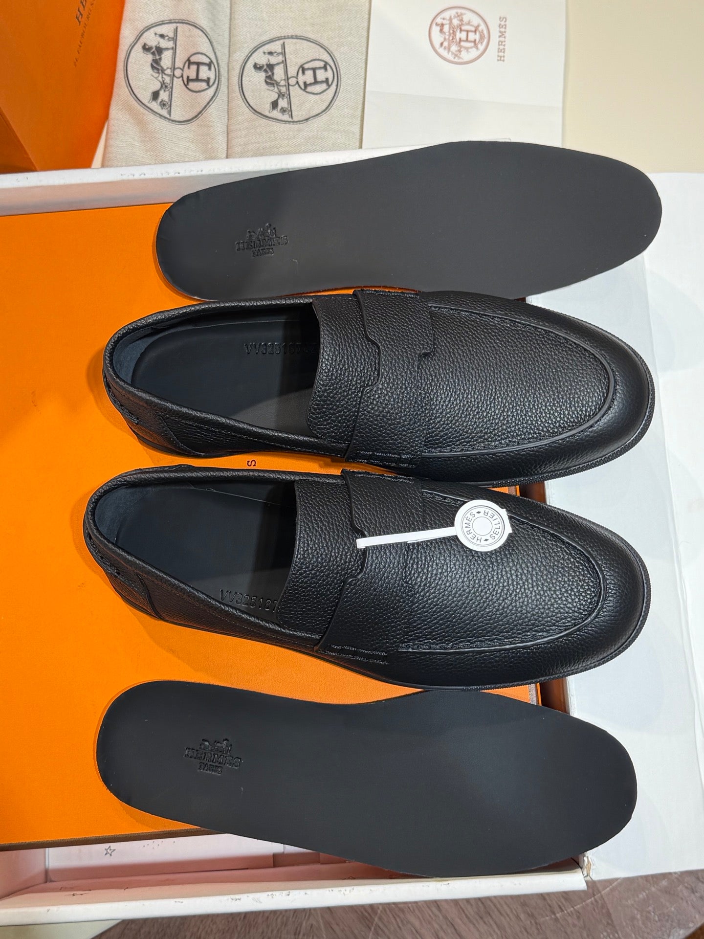 HrmS Black Freestyle Loafers for Men