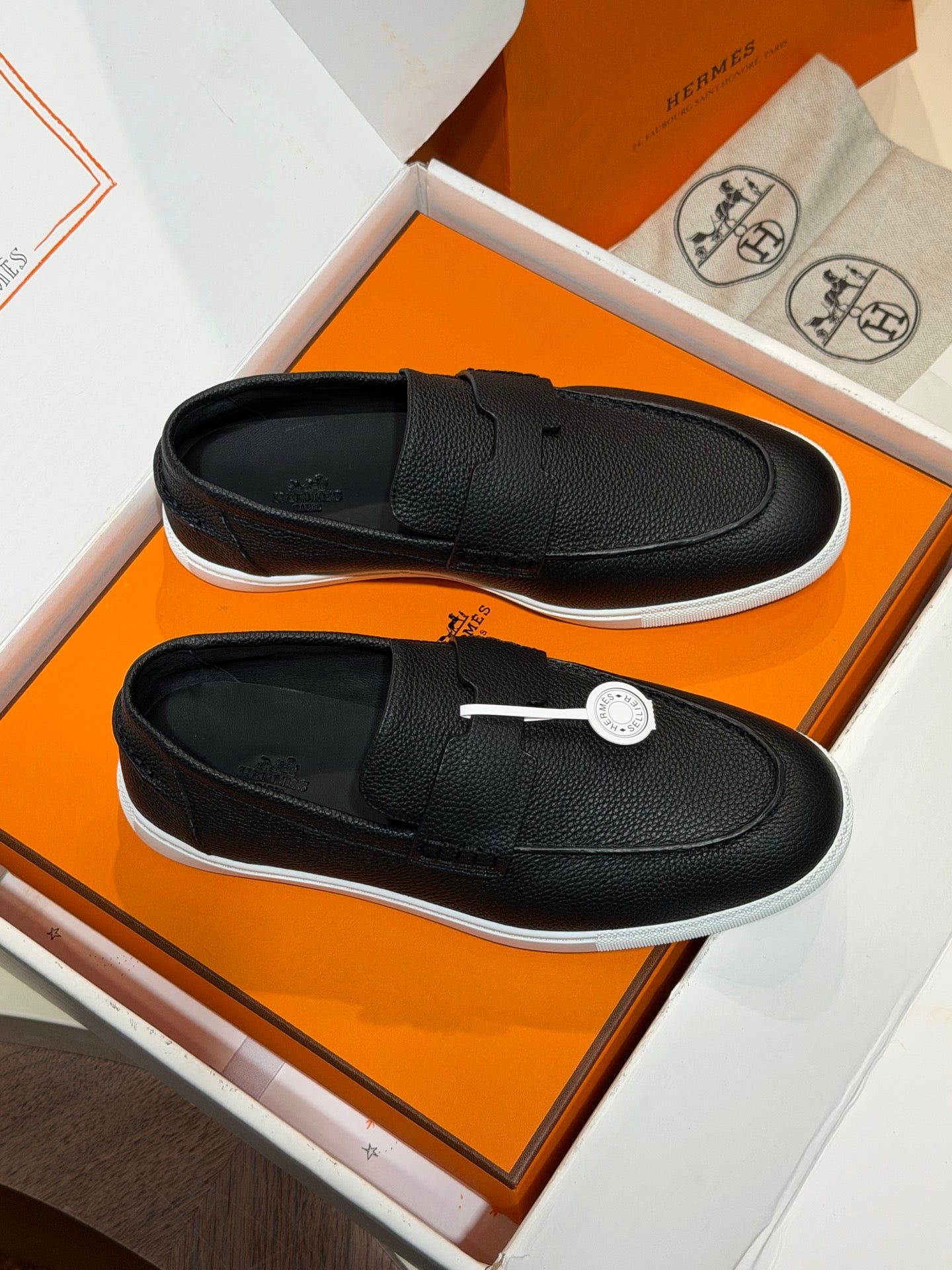 Hrmss Black Freestyle Loafers for Men