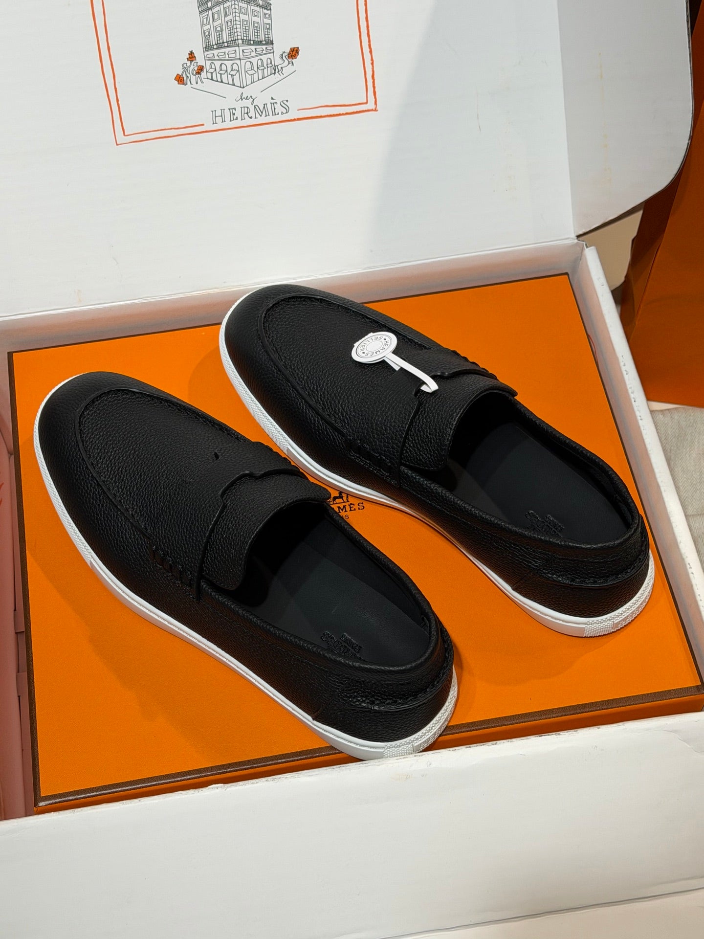 Hrmss Black Freestyle Loafers for Men