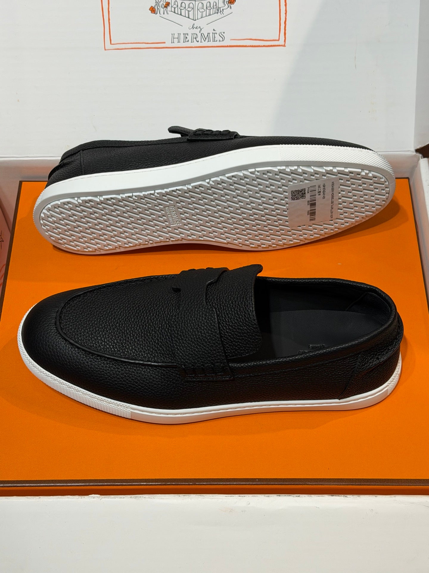 Hrmss Black Freestyle Loafers for Men