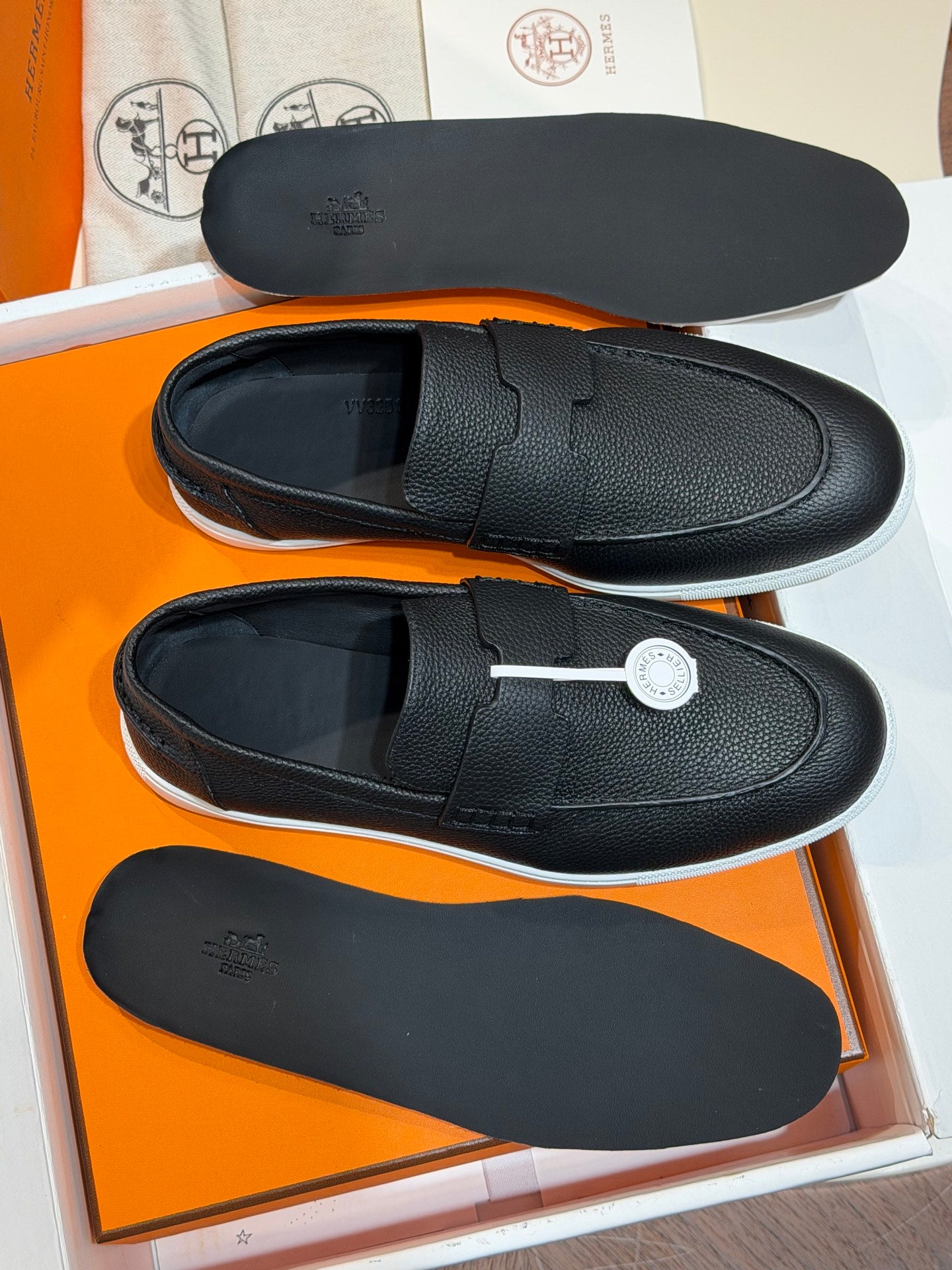 Hrmss Black Freestyle Loafers for Men