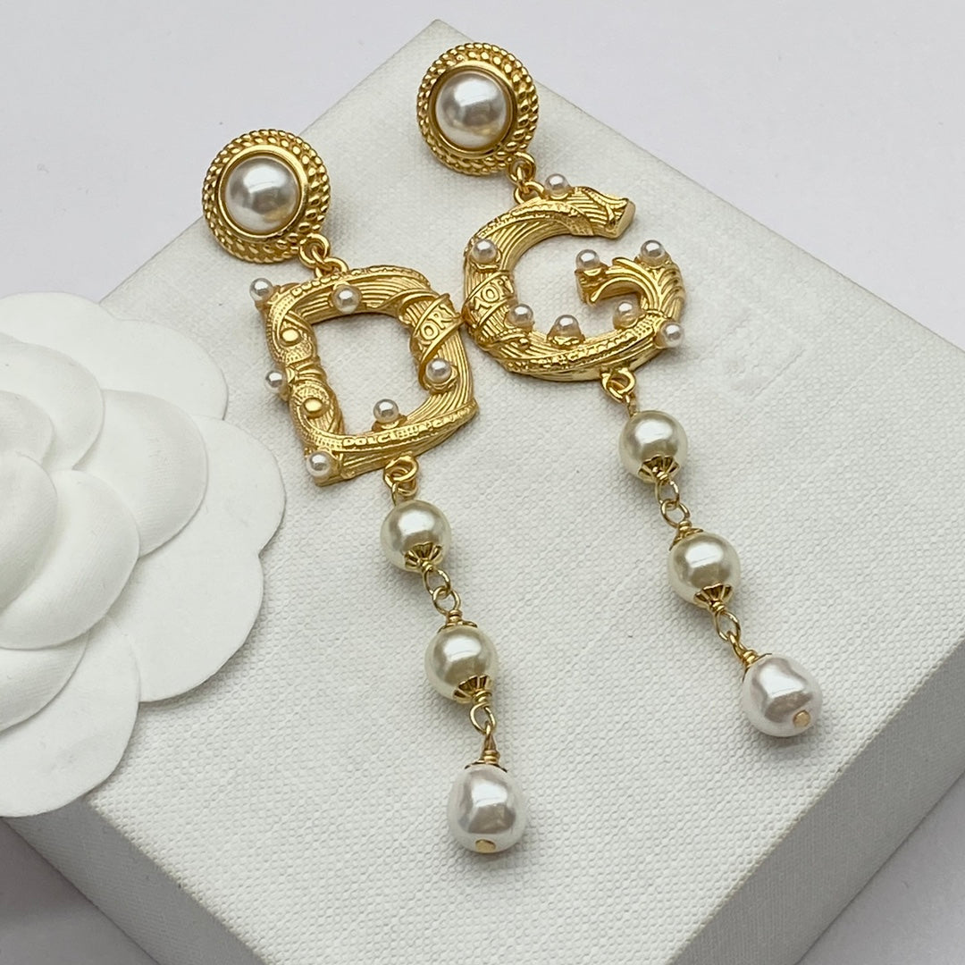 DnG Long Hanging Earrings for Women