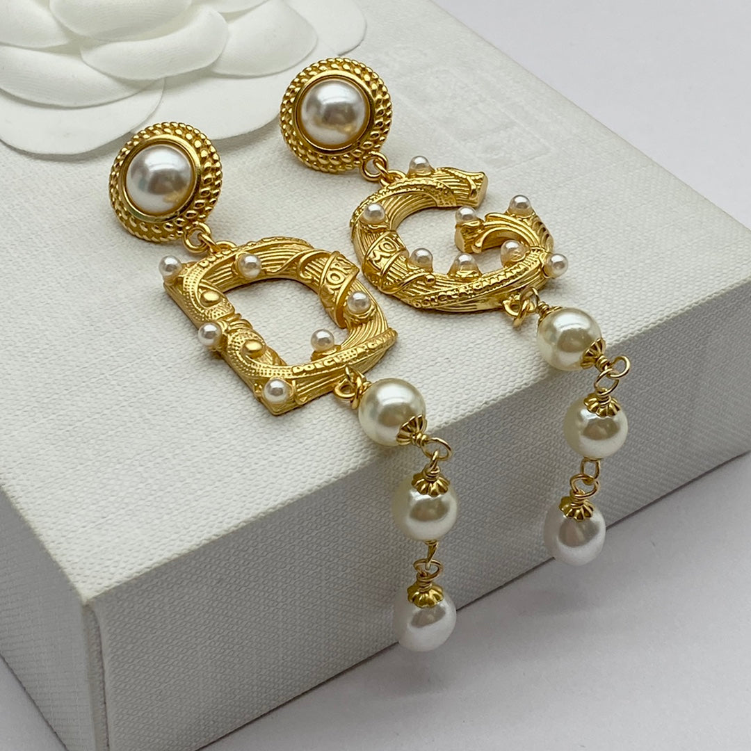 DnG Long Hanging Earrings for Women