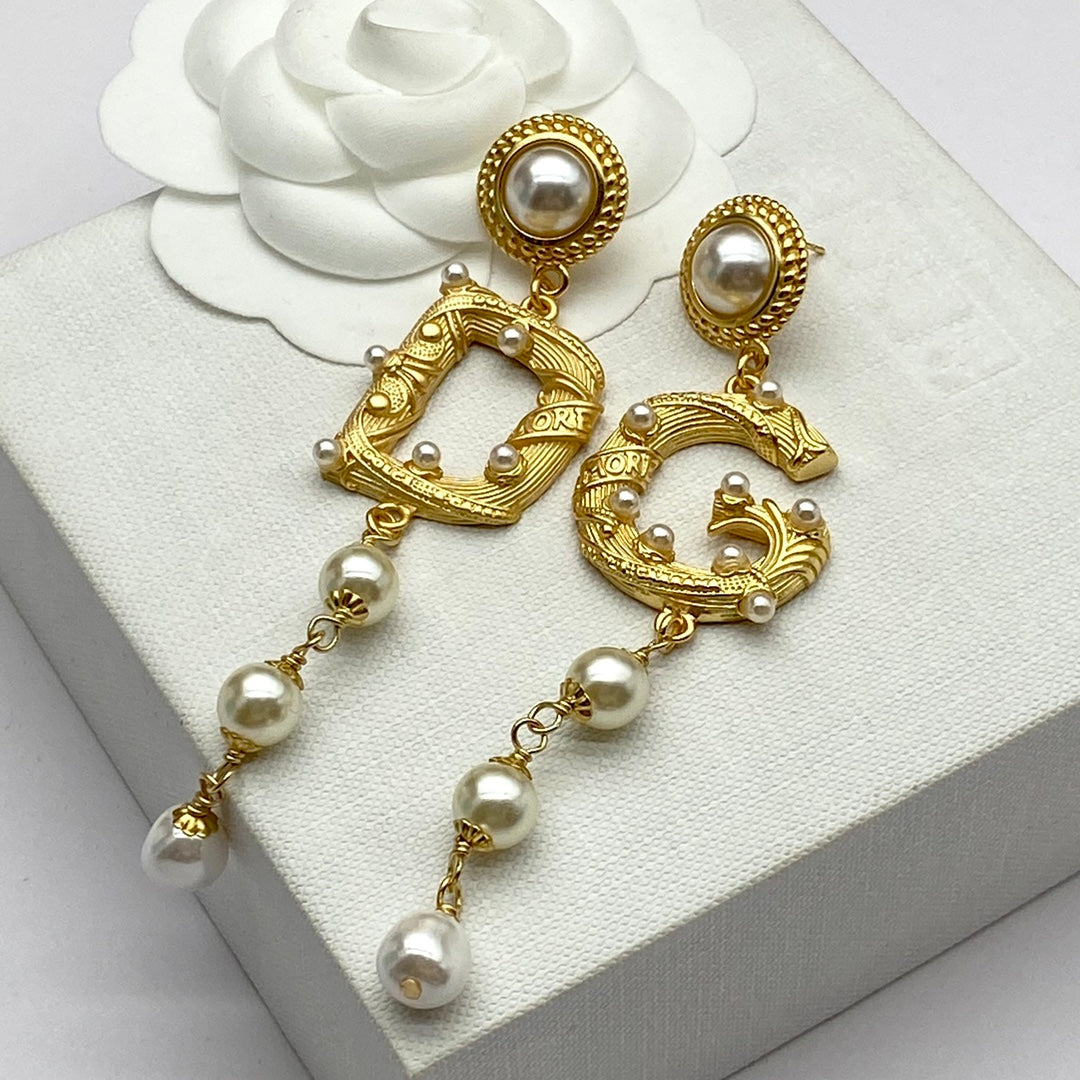 DnG Long Hanging Earrings for Women