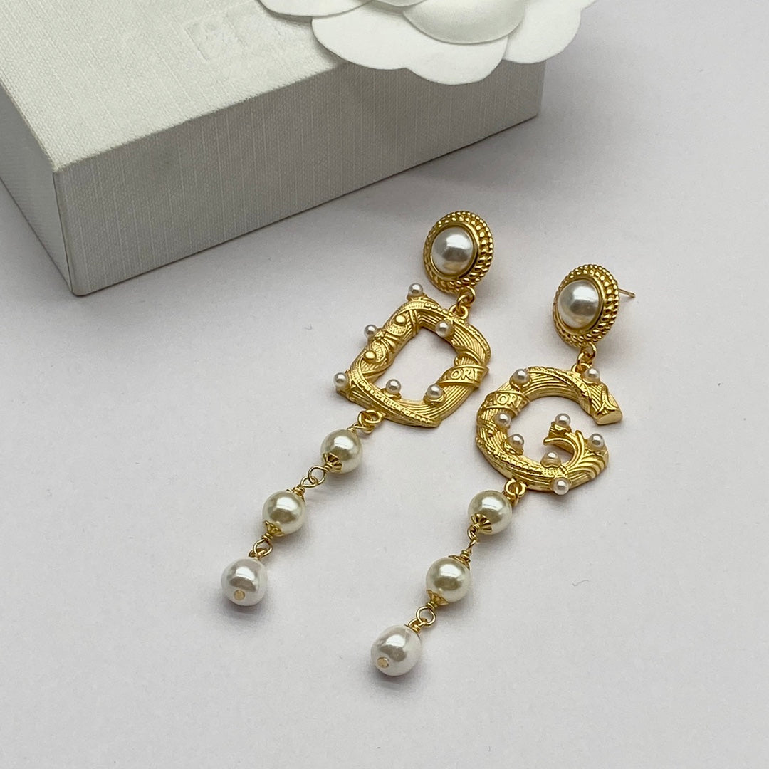 DnG Long Hanging Earrings for Women