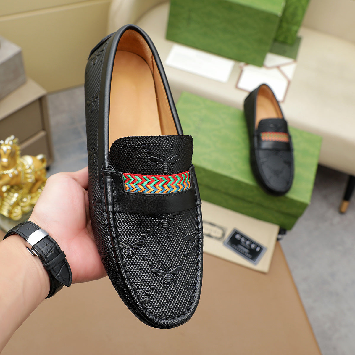 Gucci Leather Loafer Shoes for Men Pre Order