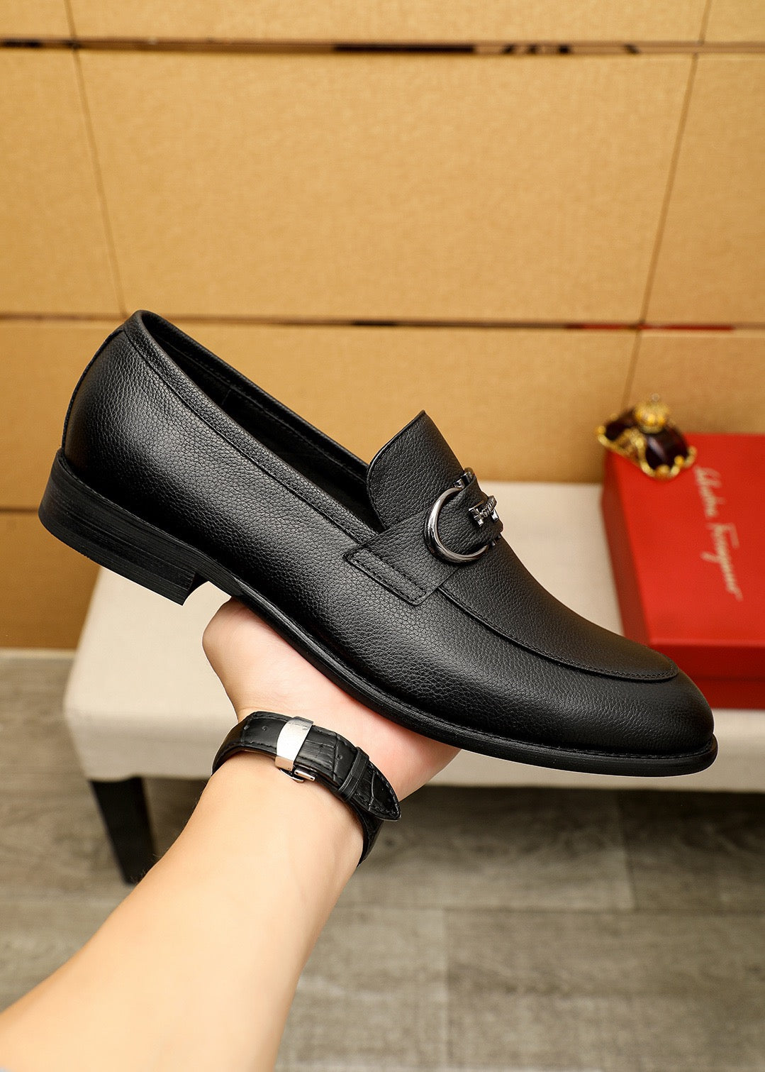 Ferragamo Leather Shoes for Men Pre Order