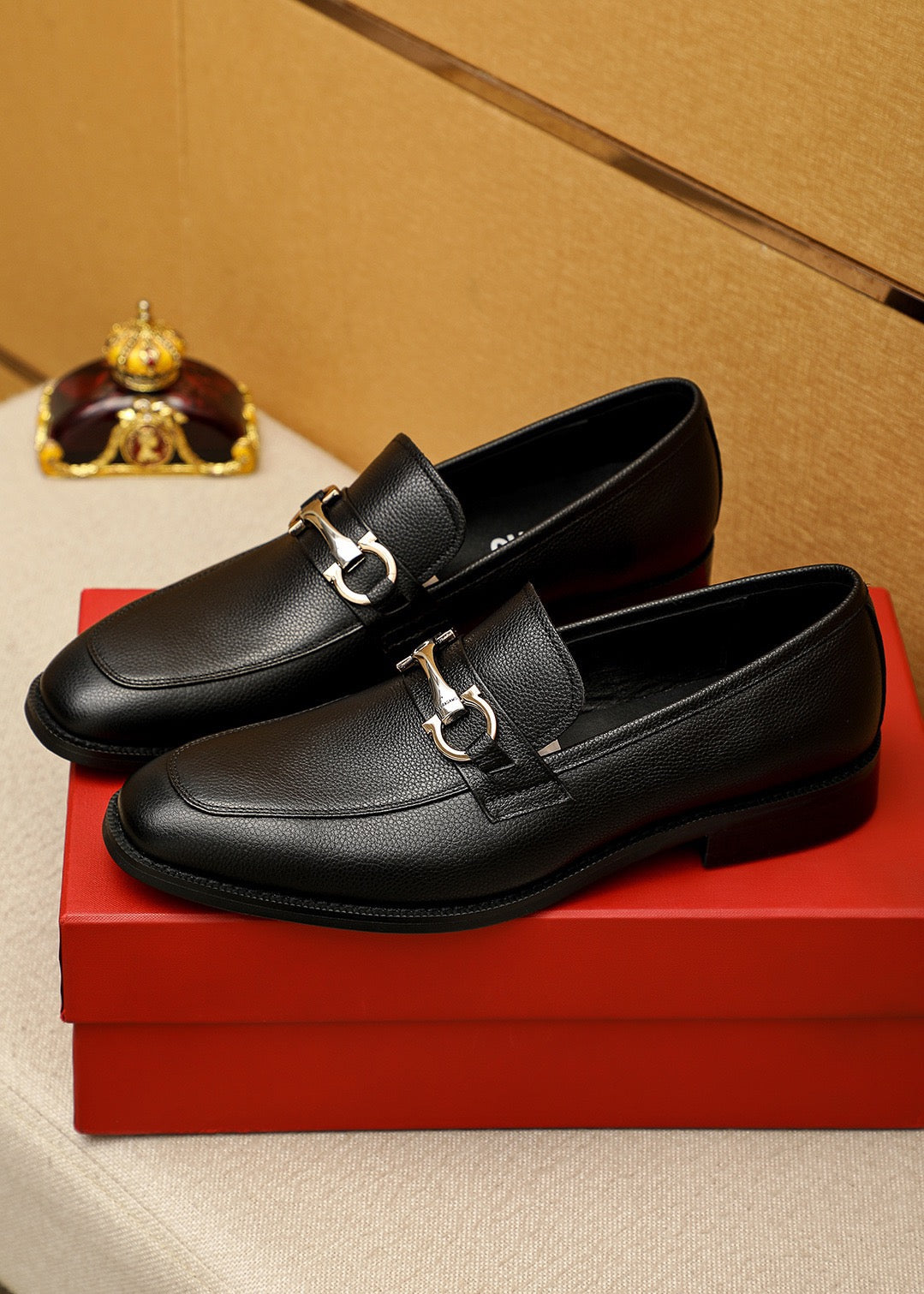 Ferragamo Matte Leather Shoes for Men Pre Order