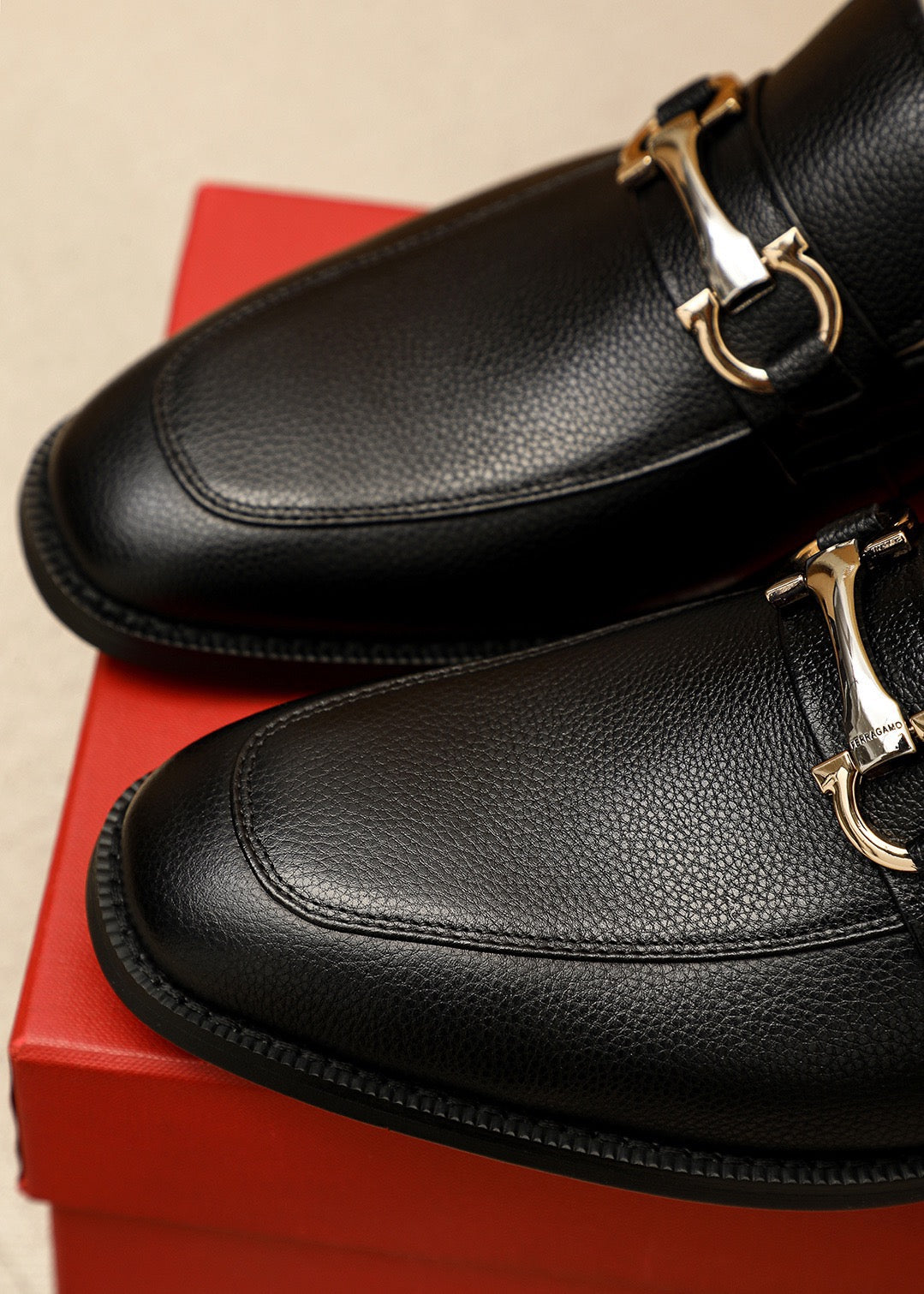 Ferragamo Matte Leather Shoes for Men Pre Order