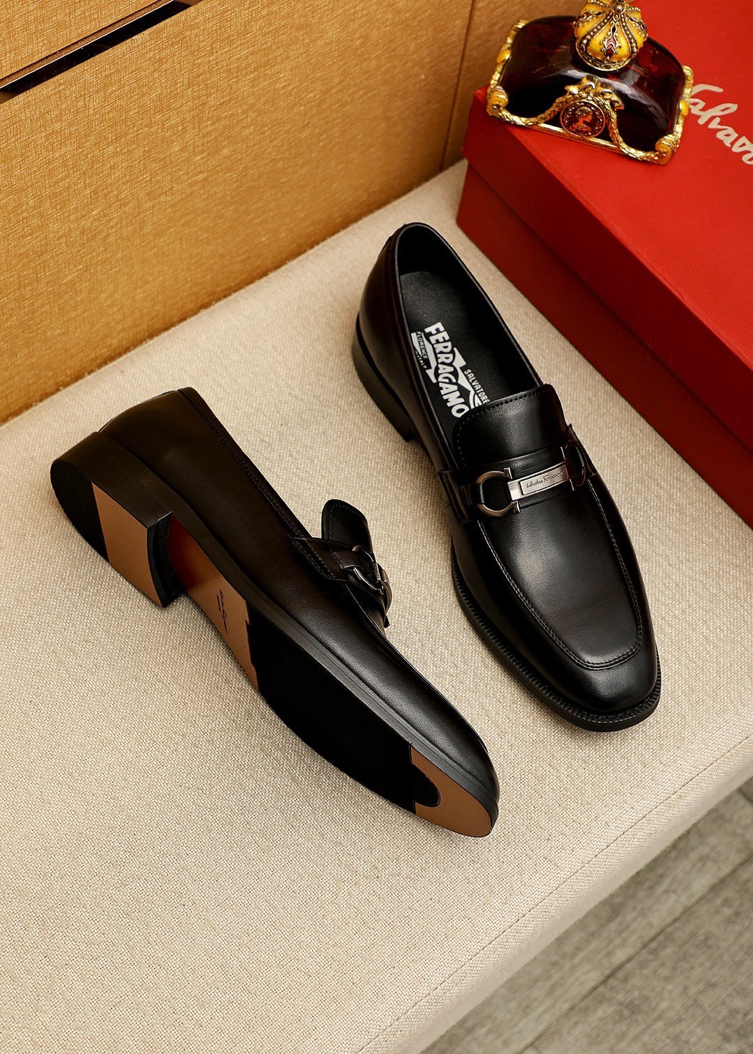 Ferragamo Leather Shoes for Men Pre Order