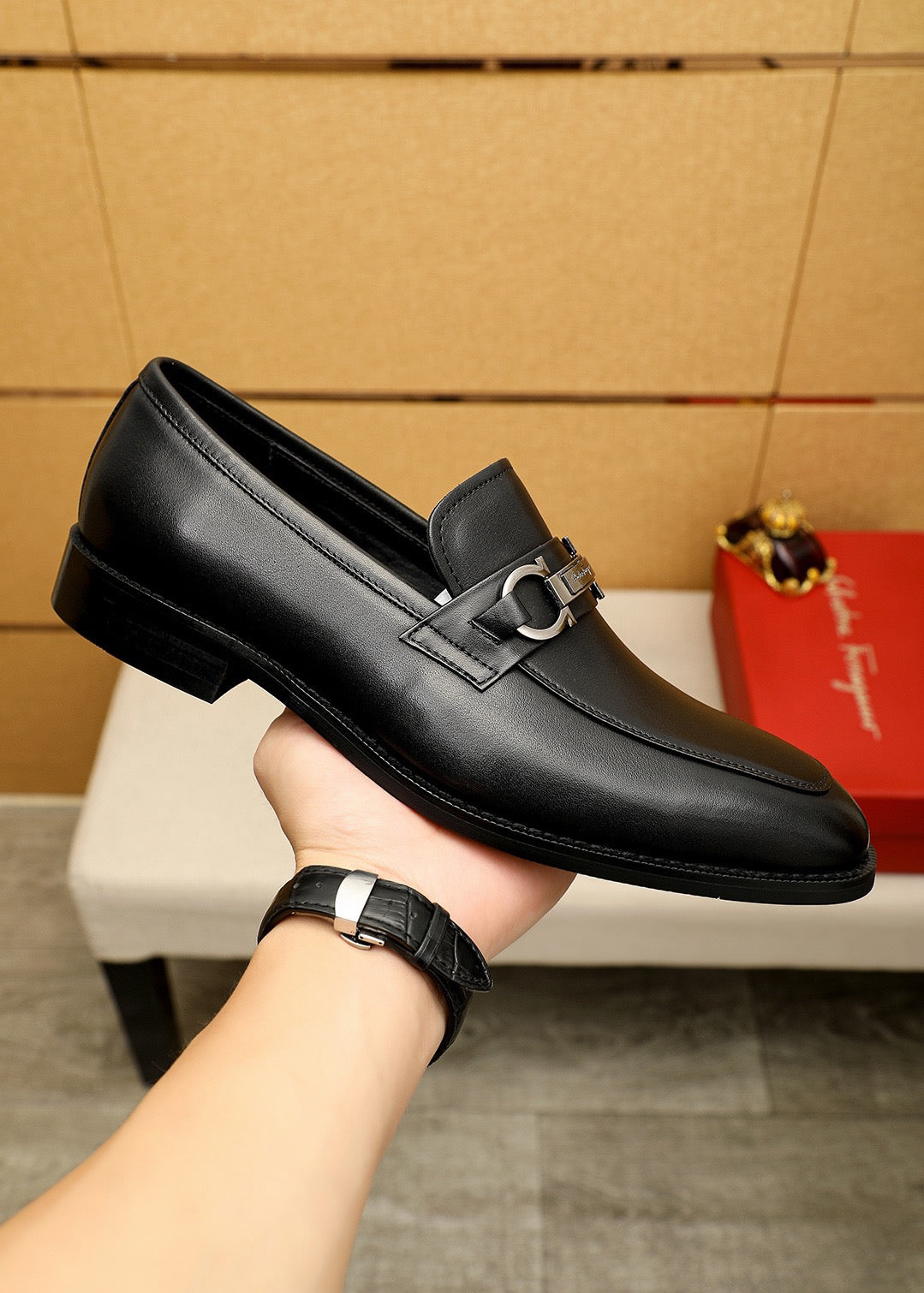 Ferragamo Leather Shoes for Men Pre Order