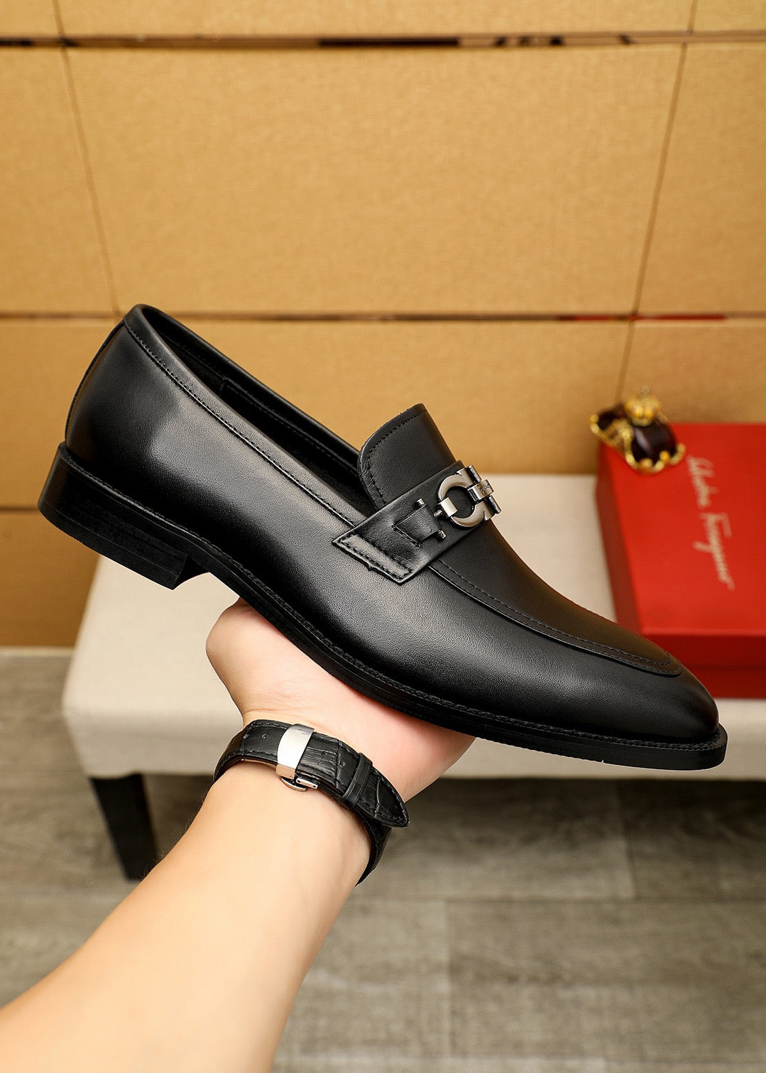 Ferragamo Leather Shoes for Men Pre Order