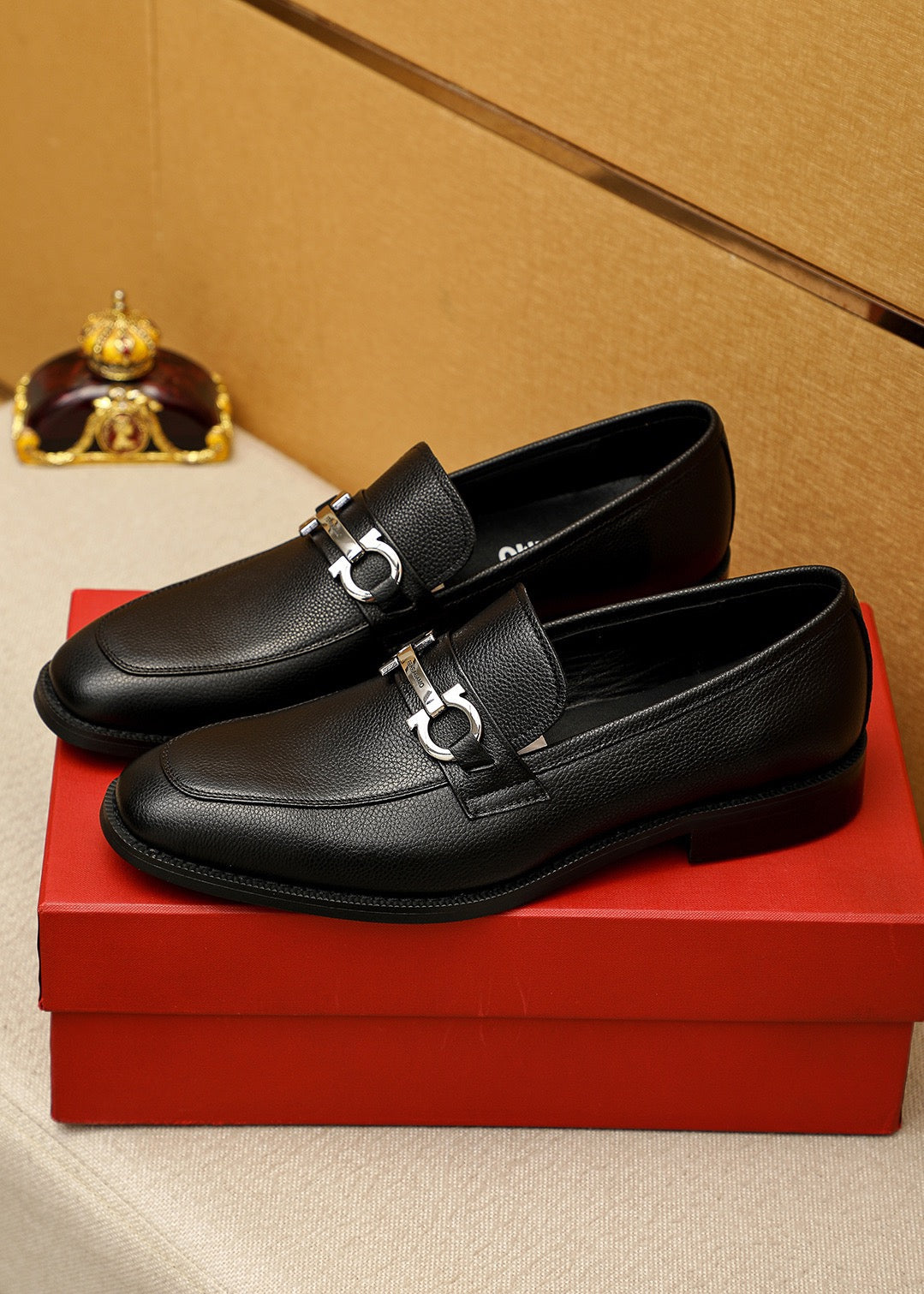 Feragamo Matte Leather Shoes for Men Pre Order