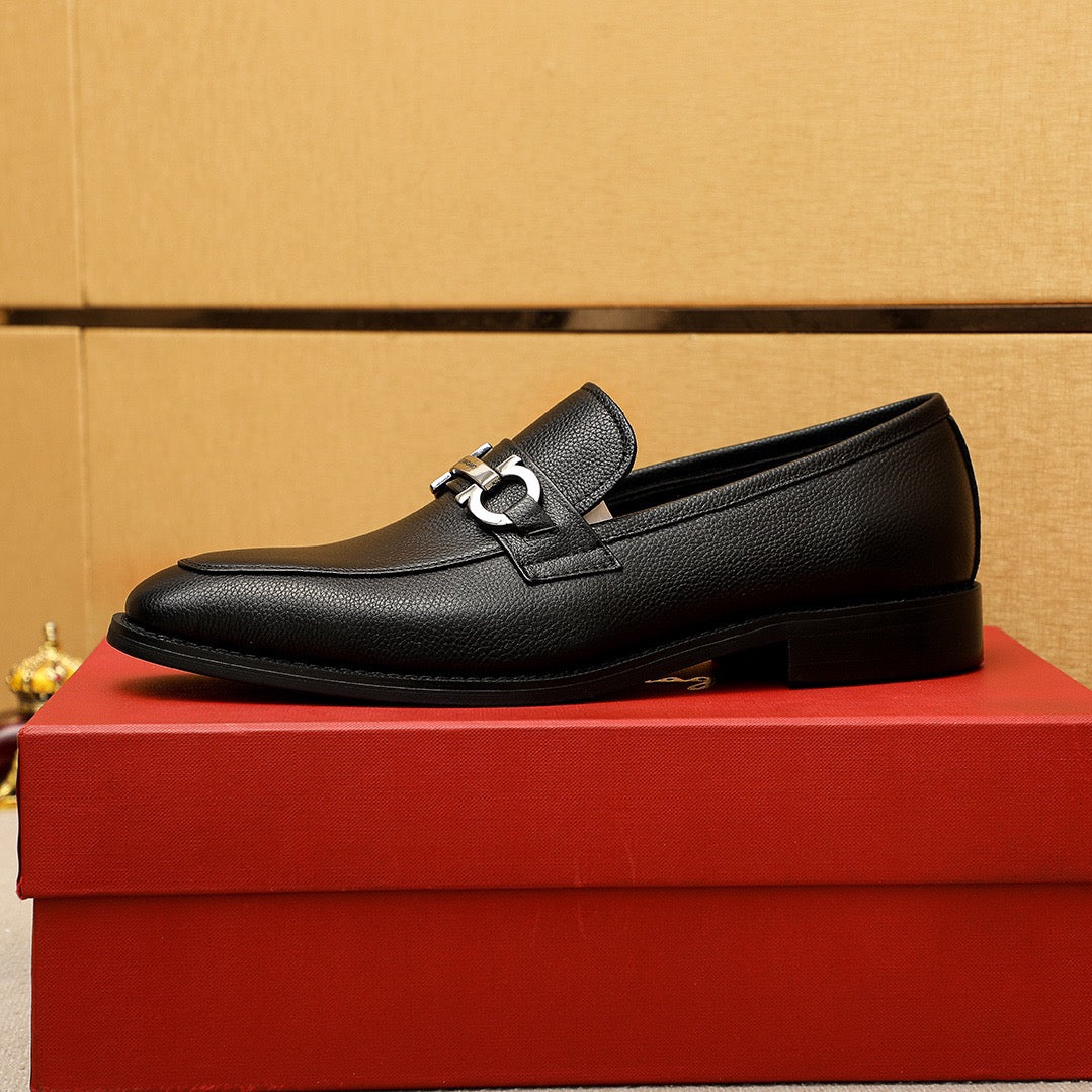 Feragamo Matte Leather Shoes for Men Pre Order