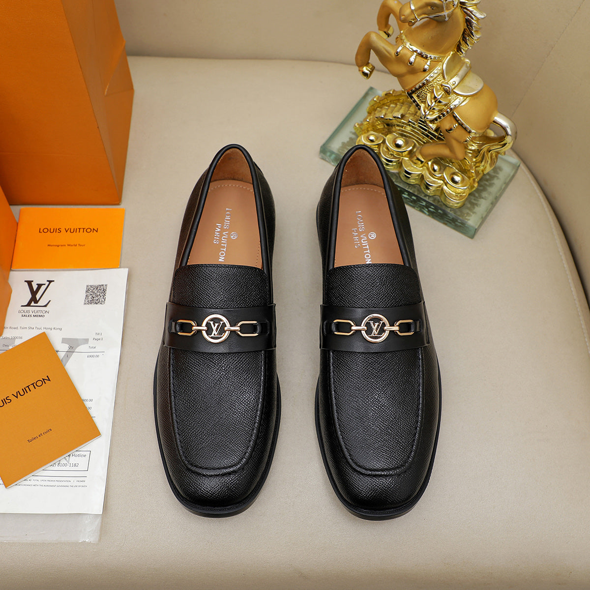 LvE Leather Shoes for Men Pre Order