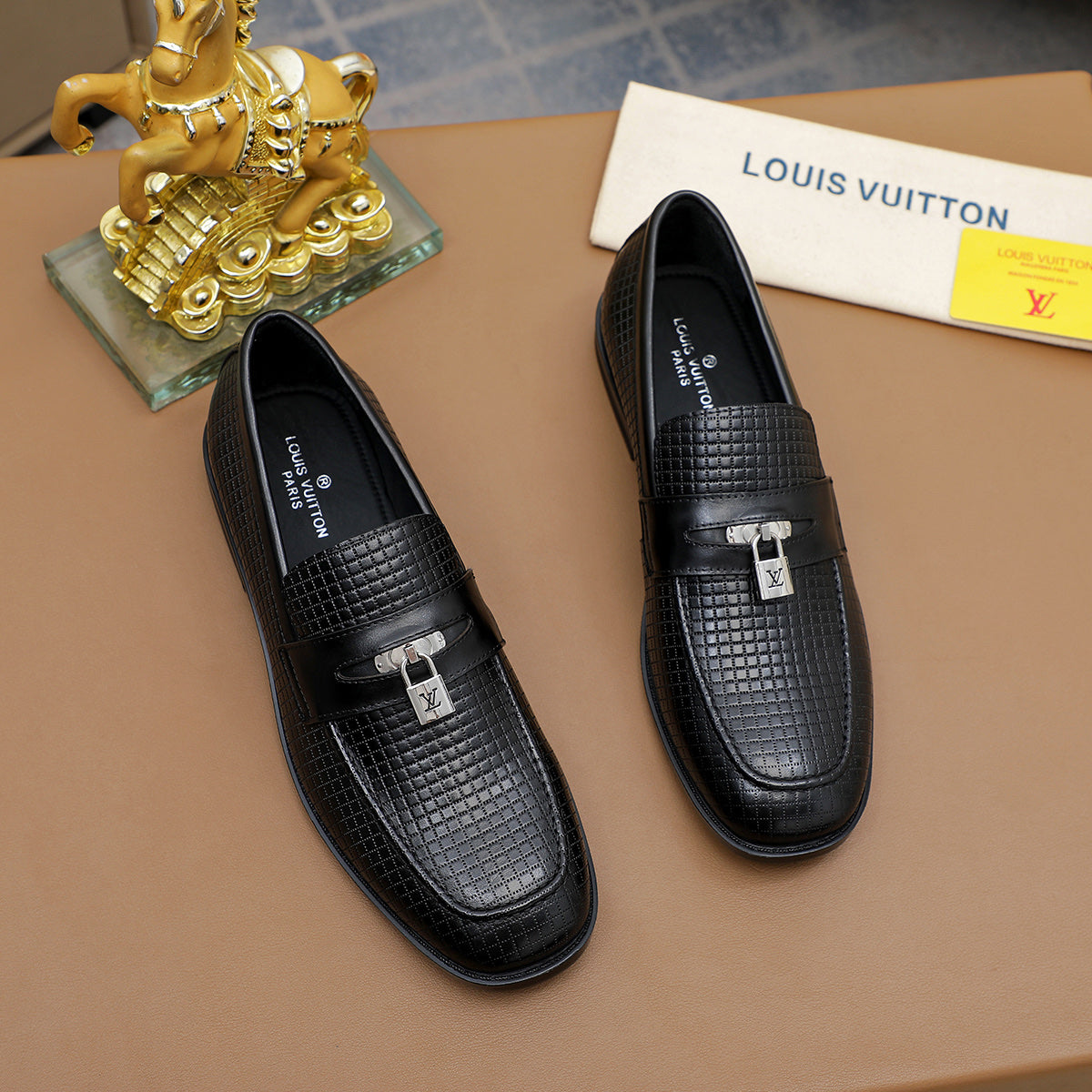 LvE Leather Shoes for Men Pre Order