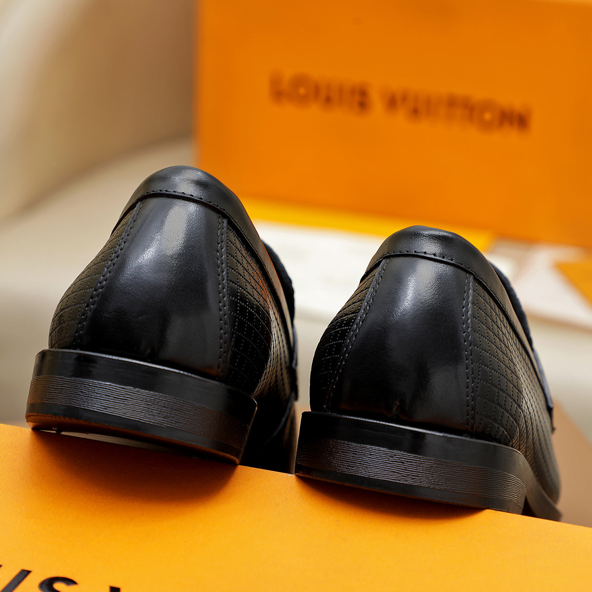 LvE Leather Shoes for Men Pre Order
