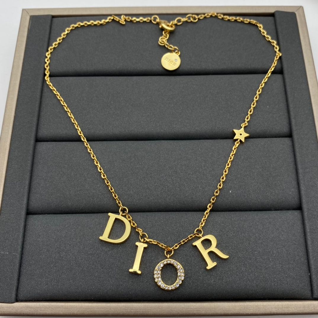 Dior Necklace & Bracelet Set for Women