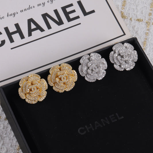 Chanel Flower Earrings for Women