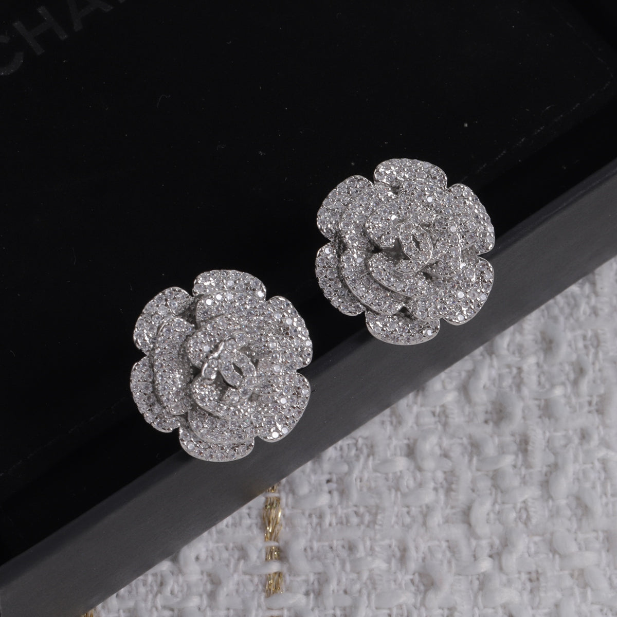 Chanel Flower Earrings for Women