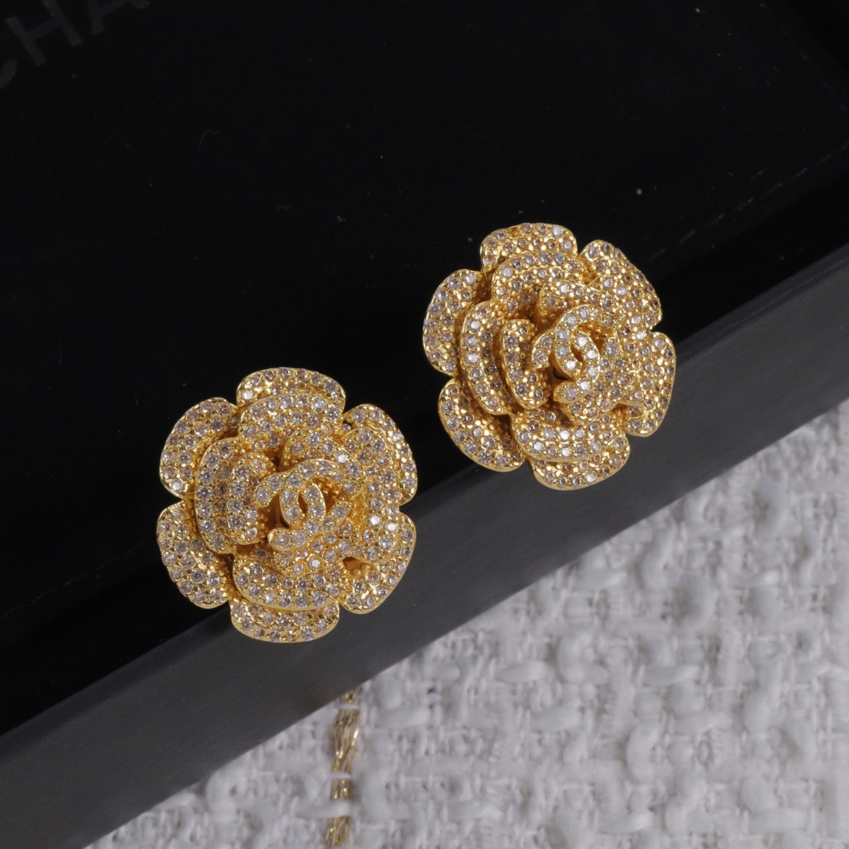 Chanel Flower Earrings for Women