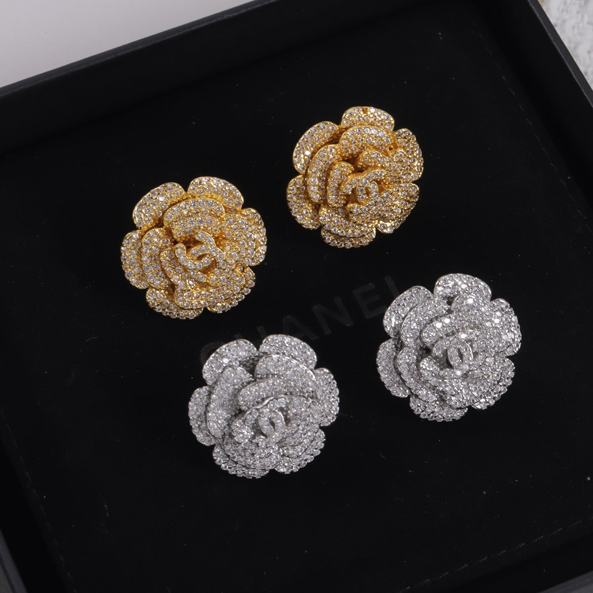 Chanel Flower Earrings for Women