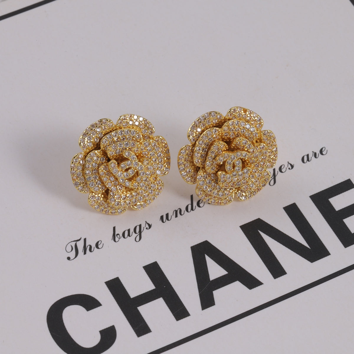 Chanel Flower Earrings for Women