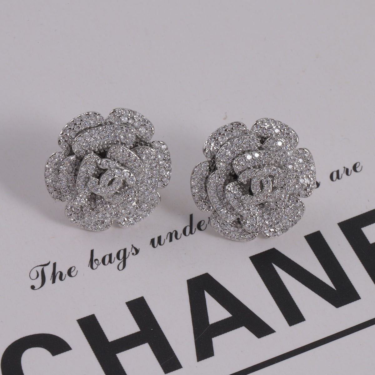 Chanel Flower Earrings for Women