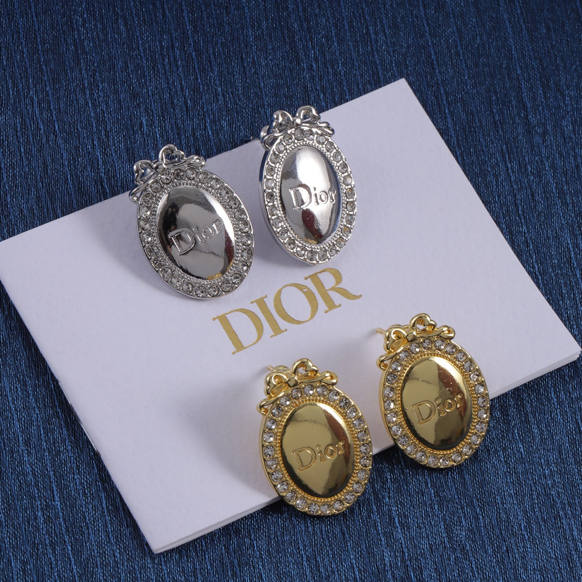 Dior Medaillon Stud Earrings for Women
